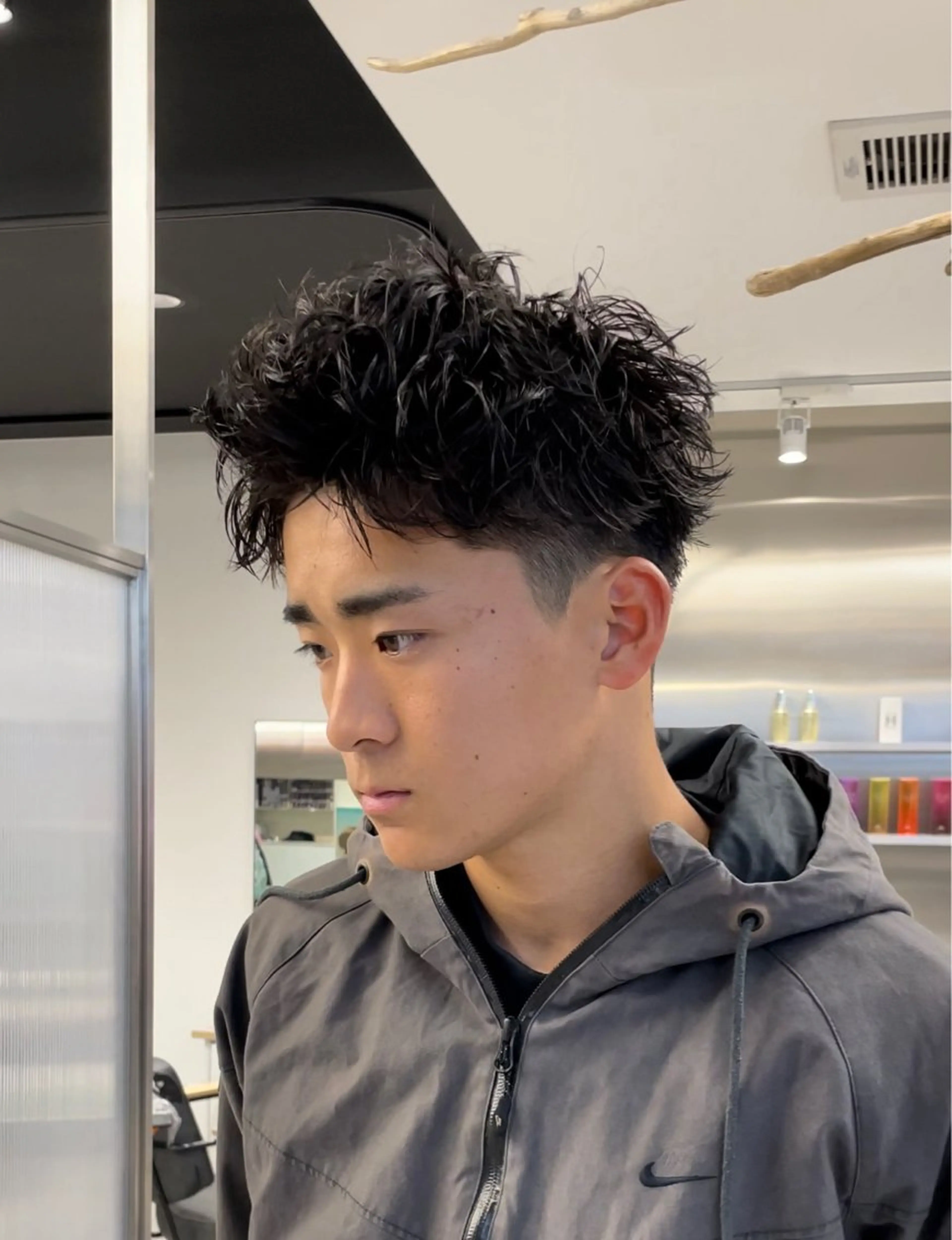 ショート パーマ メンズ カット パーマ 【圧倒的センス】 まる/メンズカラーのヘアスタイル