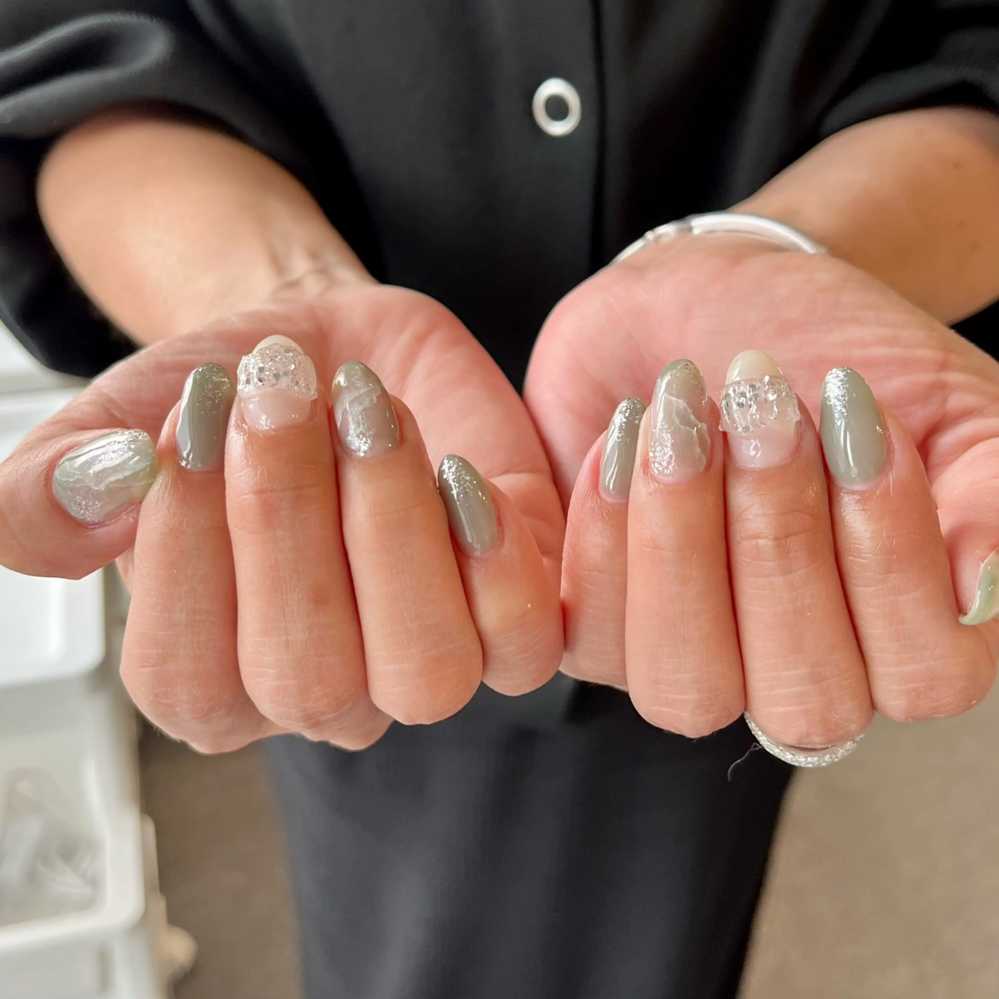 ネイル 大理石ネイル(マーブル) nail room Hotori.のネイルデザイン