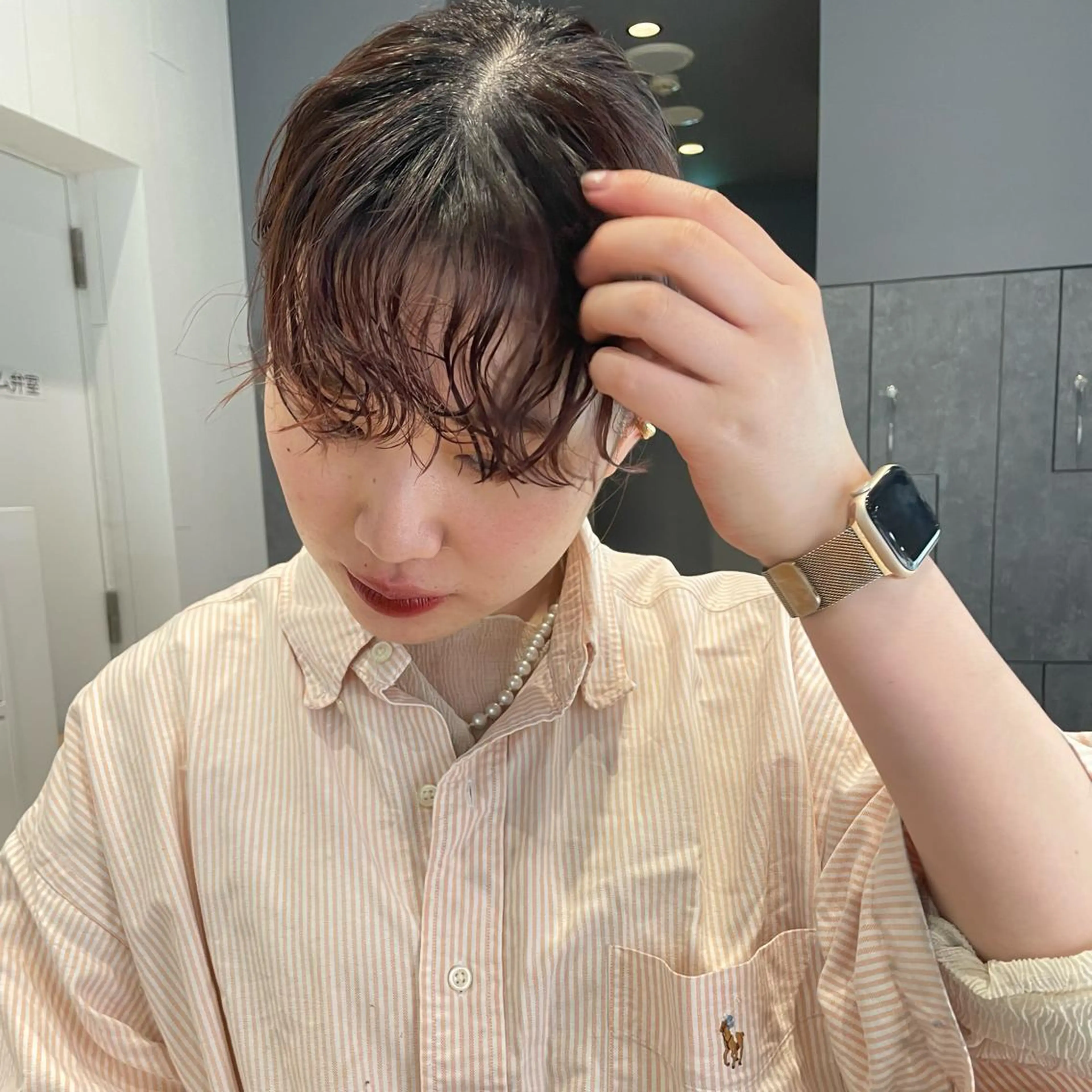 ミディアム パーマ Kouta/似合わせ /パーマ/カラーのヘアスタイル