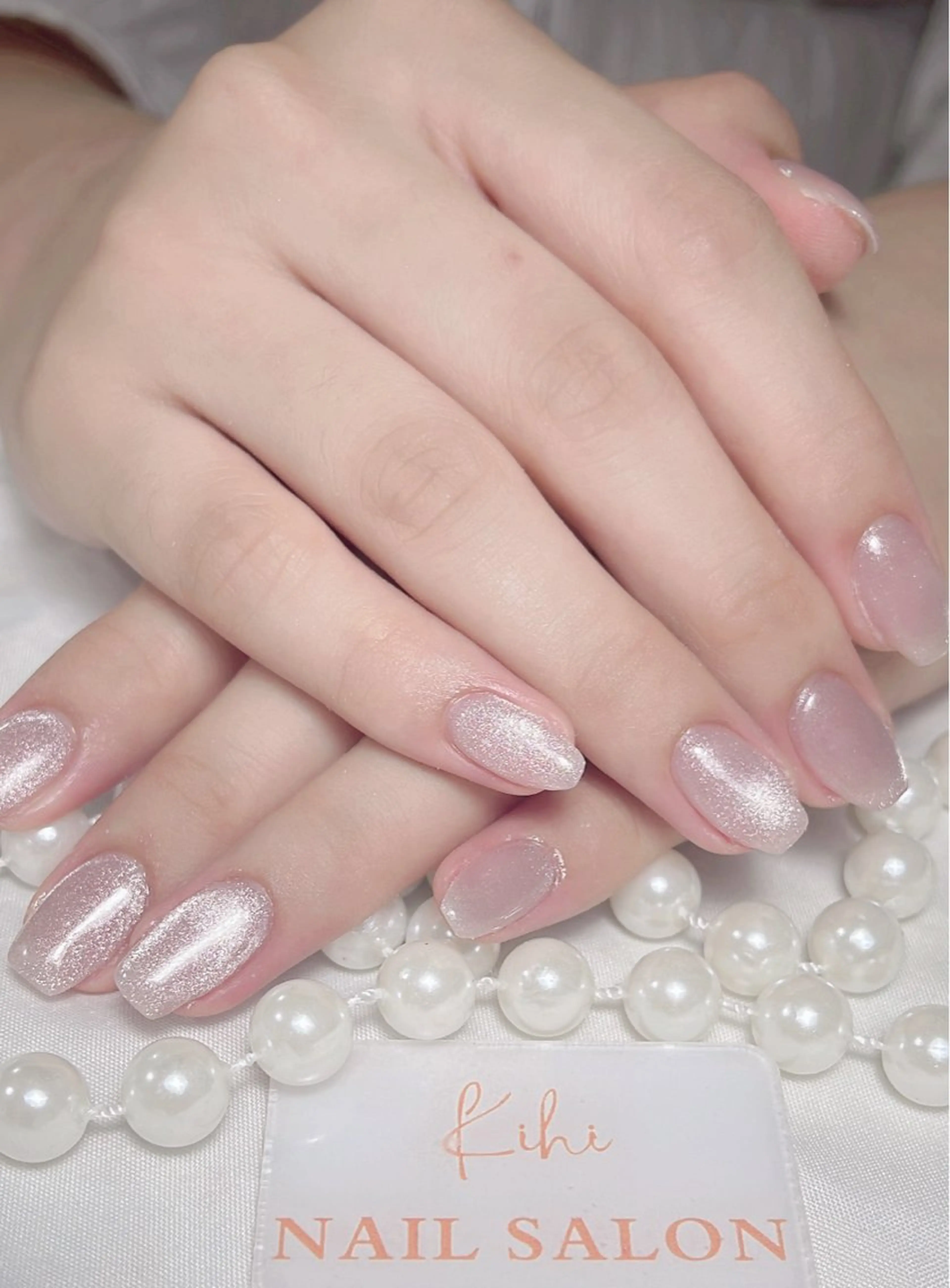 ネイル アートネイル フレンチネイル ジェルネイル グラデーション 韓国ネイル 村中 ハナのネイルデザイン