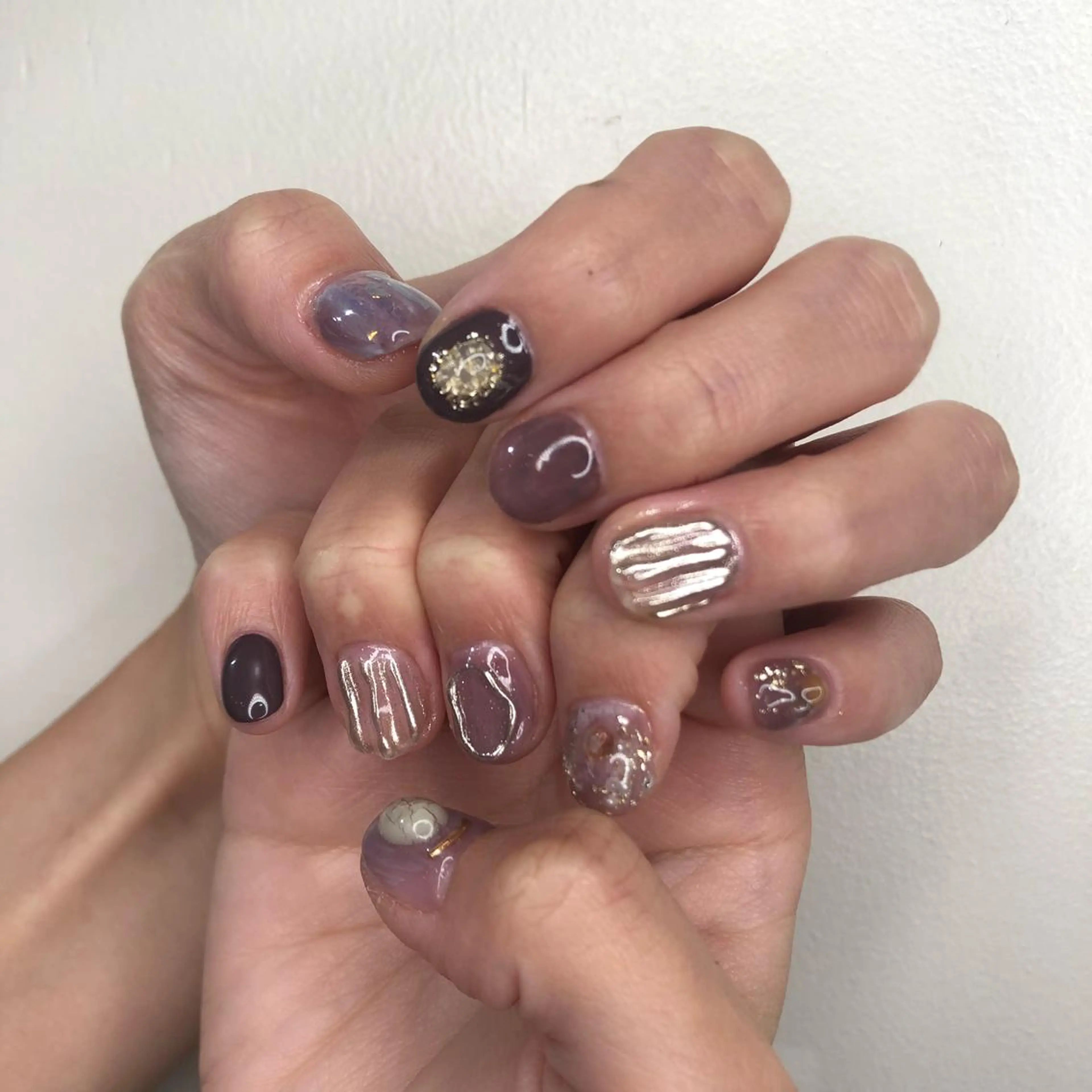 ネイル 【淡色color/ nail】maikoのネイルデザイン