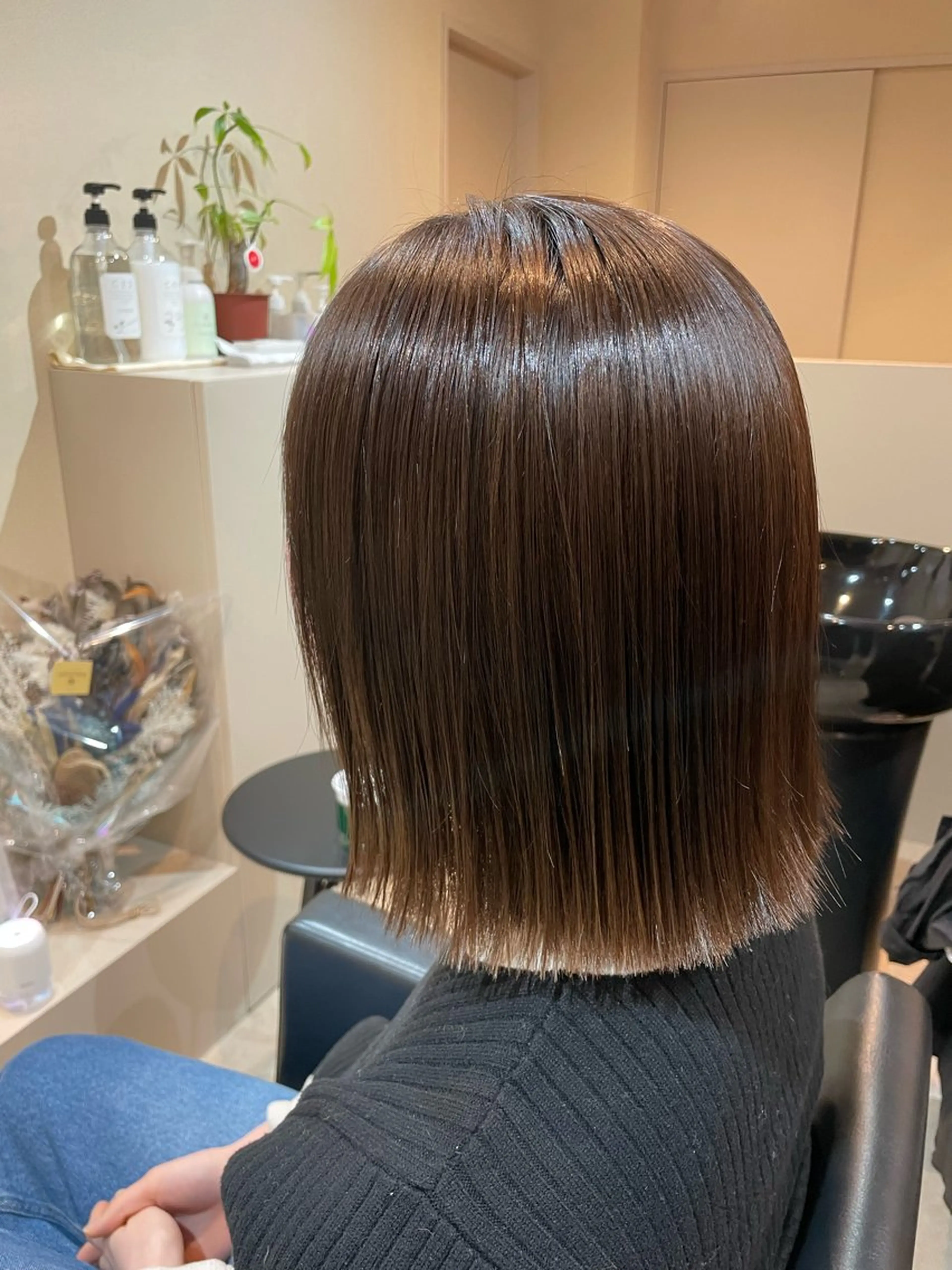 【平日限定】ワンカラー＋カット＋髪質改善ケアの写真