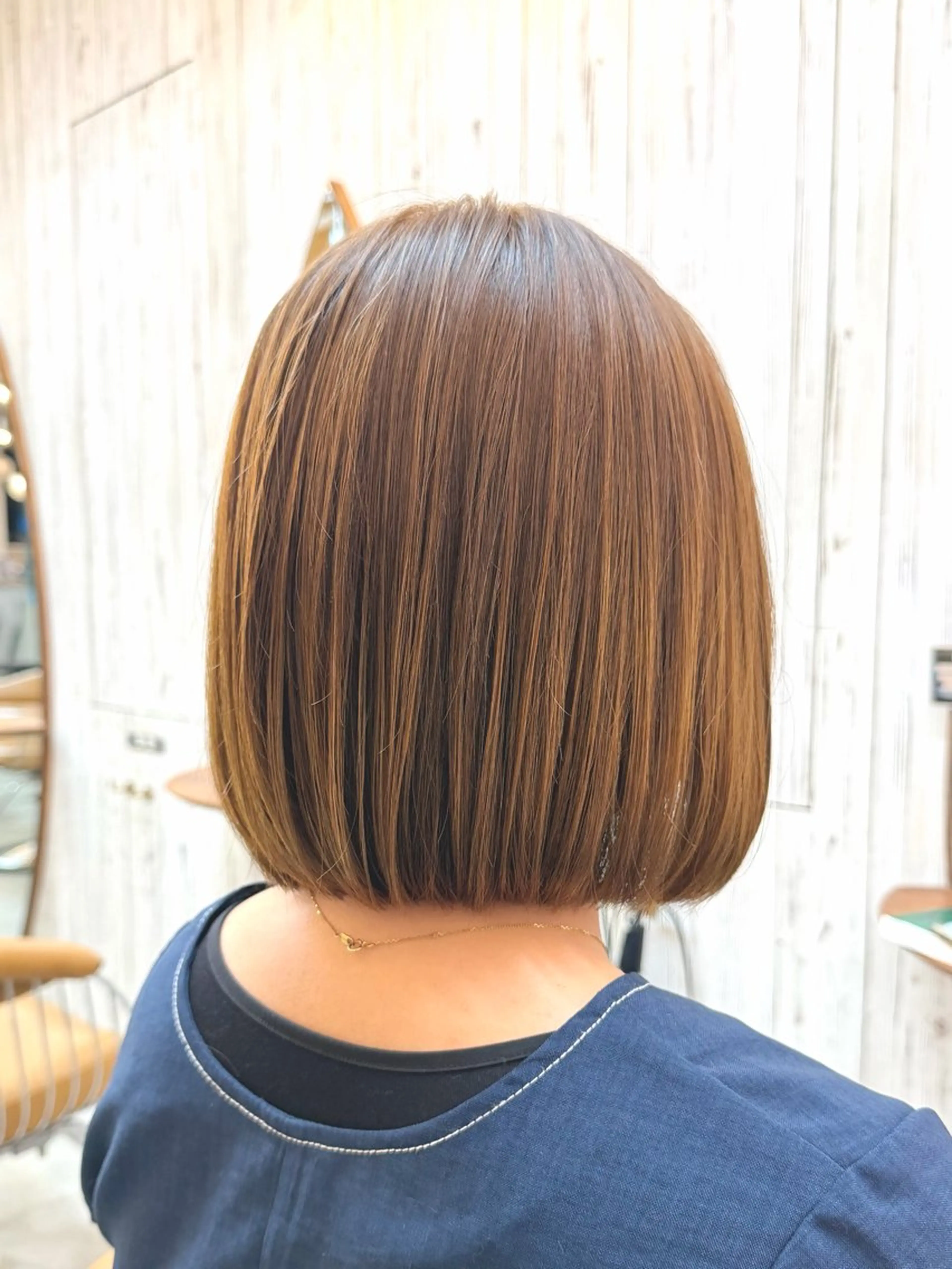 ショート 縮毛矯正 カット ヘアカラー トリートメント 縮毛矯正/髪質改善 /ボブ/ともきのヘアスタイル