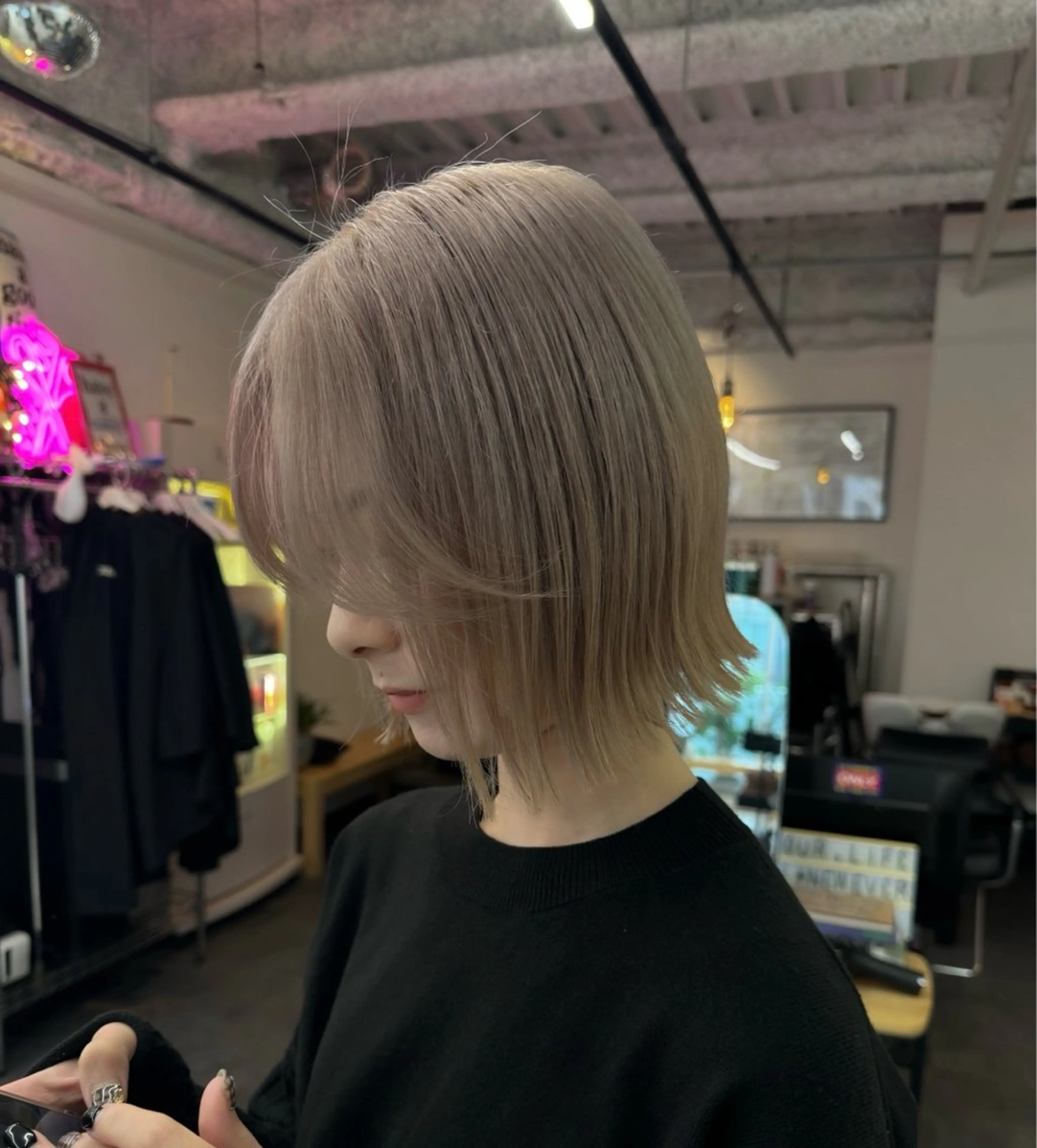 カラー ヘアカラー layer・bob カット/  YURIのヘアスタイル