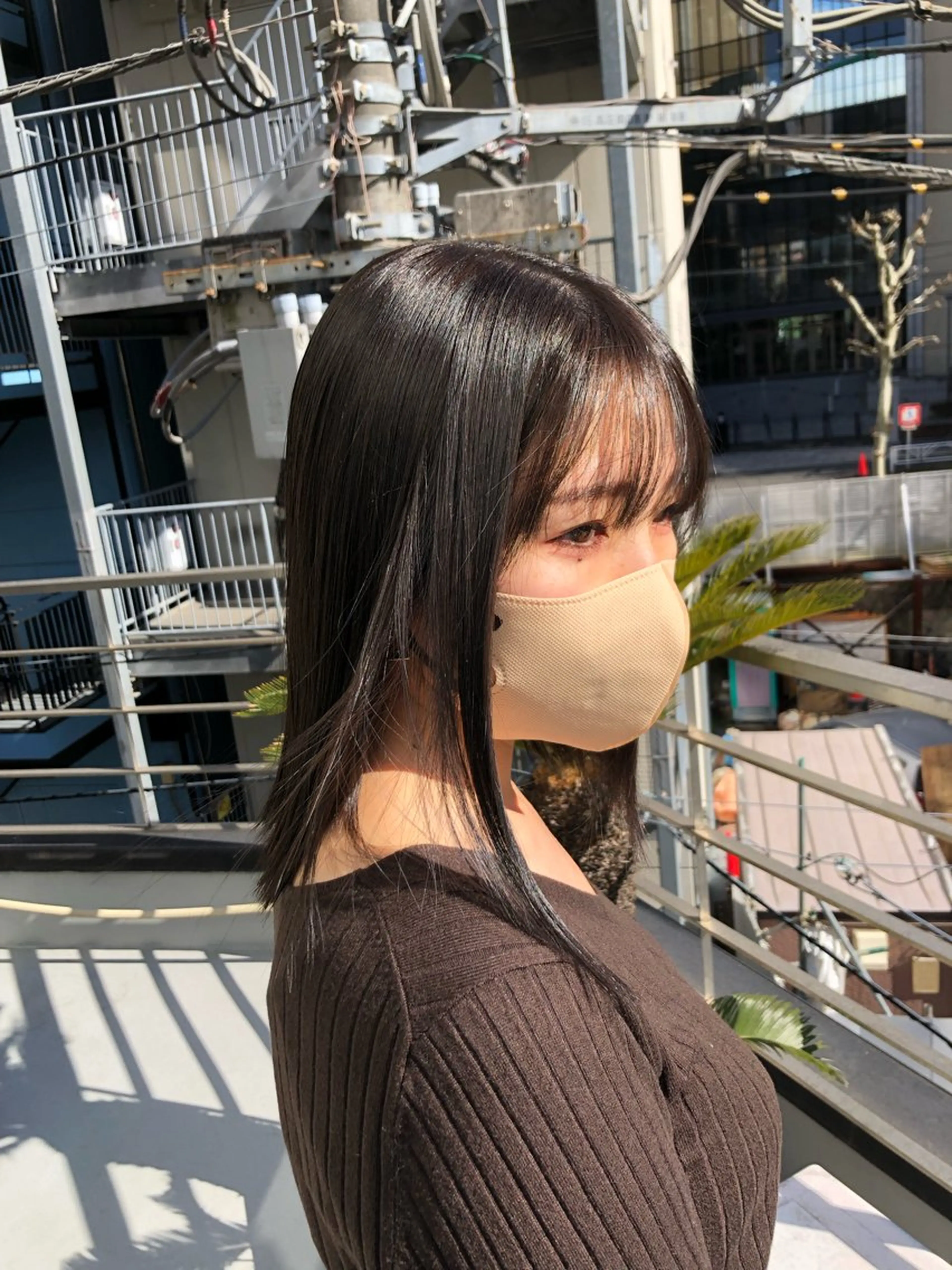 セミロング アッシュ ミルクティーブラウン ピンクブラウン ハイライト 髪質改善 ユウハウス BIJOU所属・ユウハウス/ ryousukeのヘアスタイル