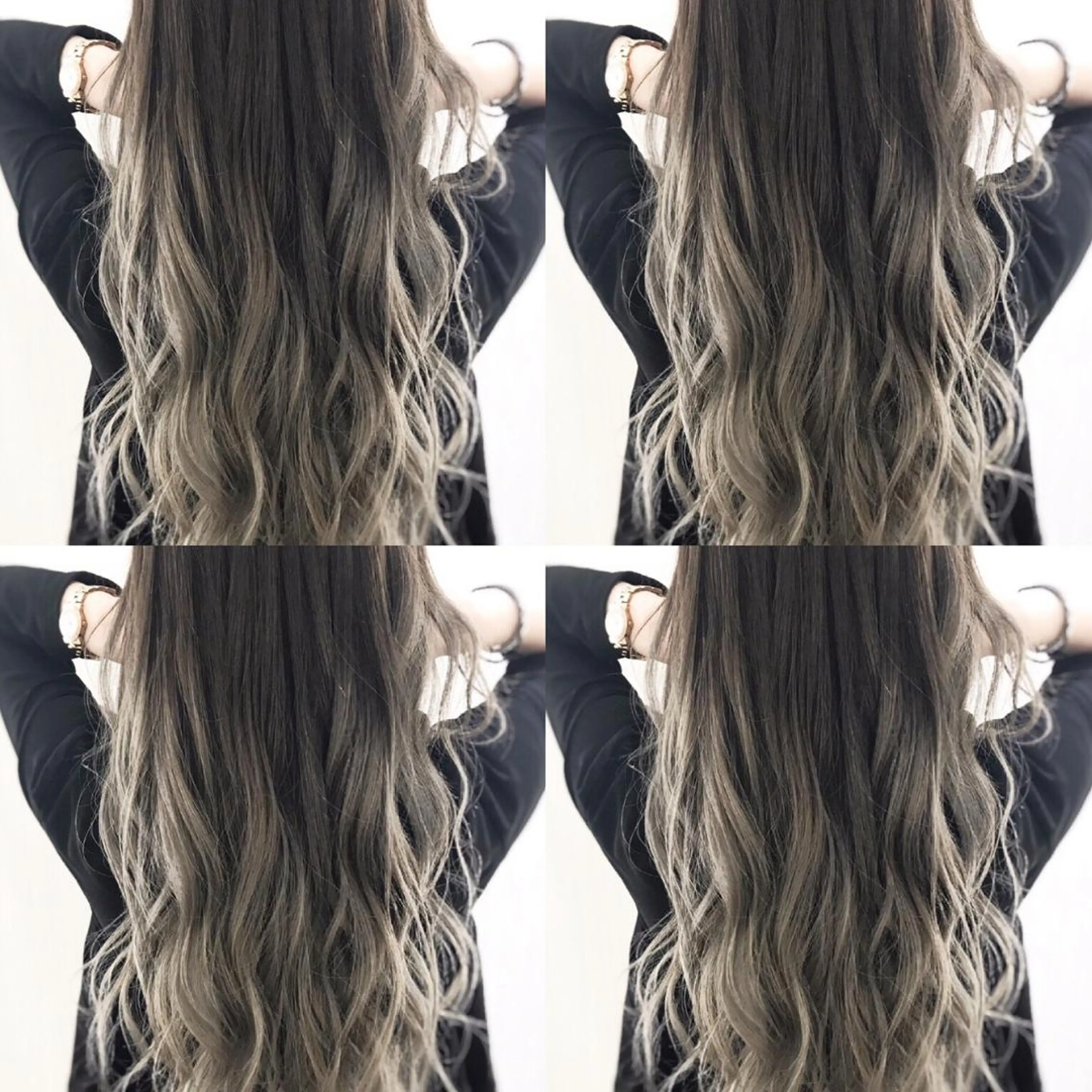 ロング れん/ハイトーン /エクステ/韓国風のヘアスタイル