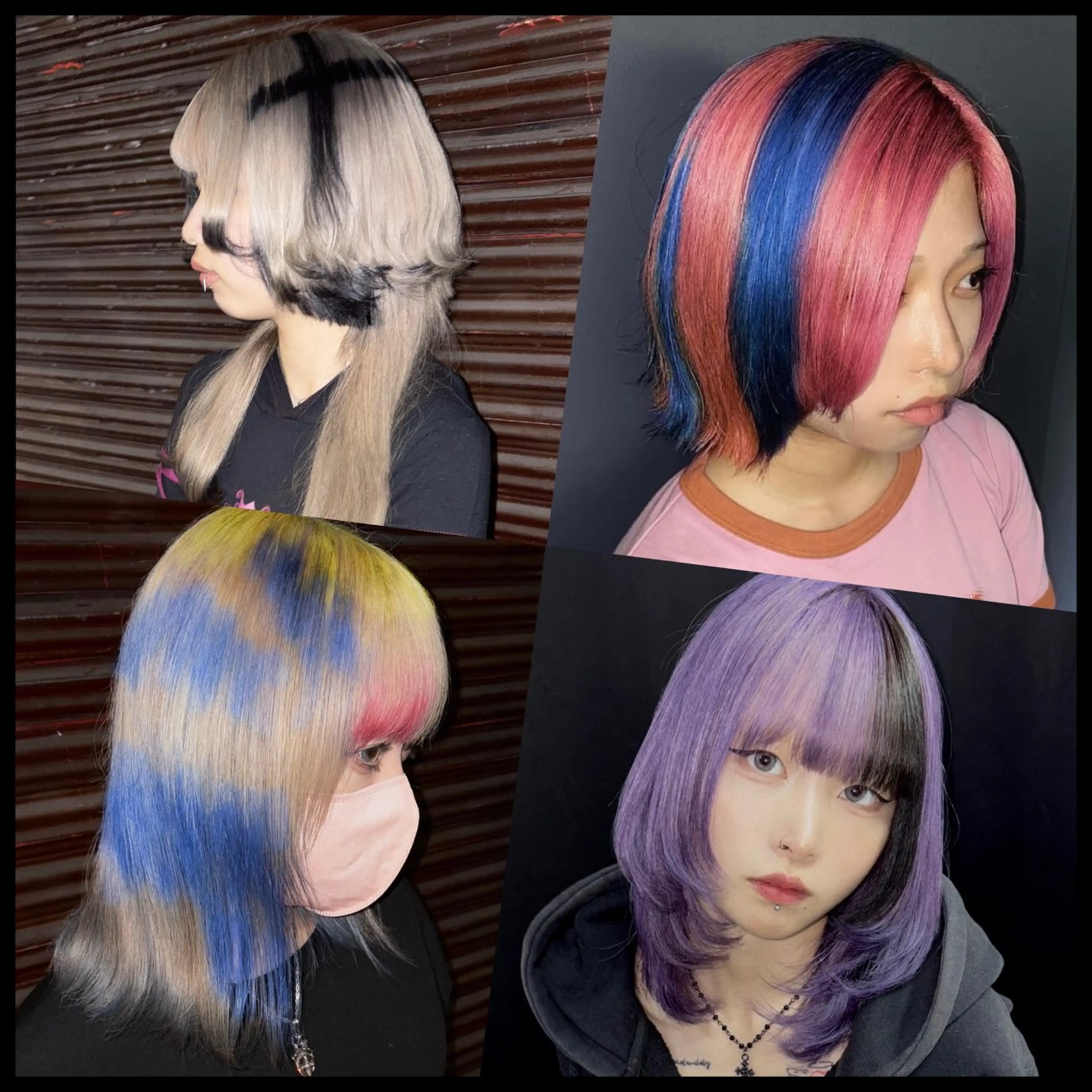 カラー デザインカラー ハイトーンカラー ヘアカラー ★デザインカラー ハイトーン ももか★のヘアスタイル