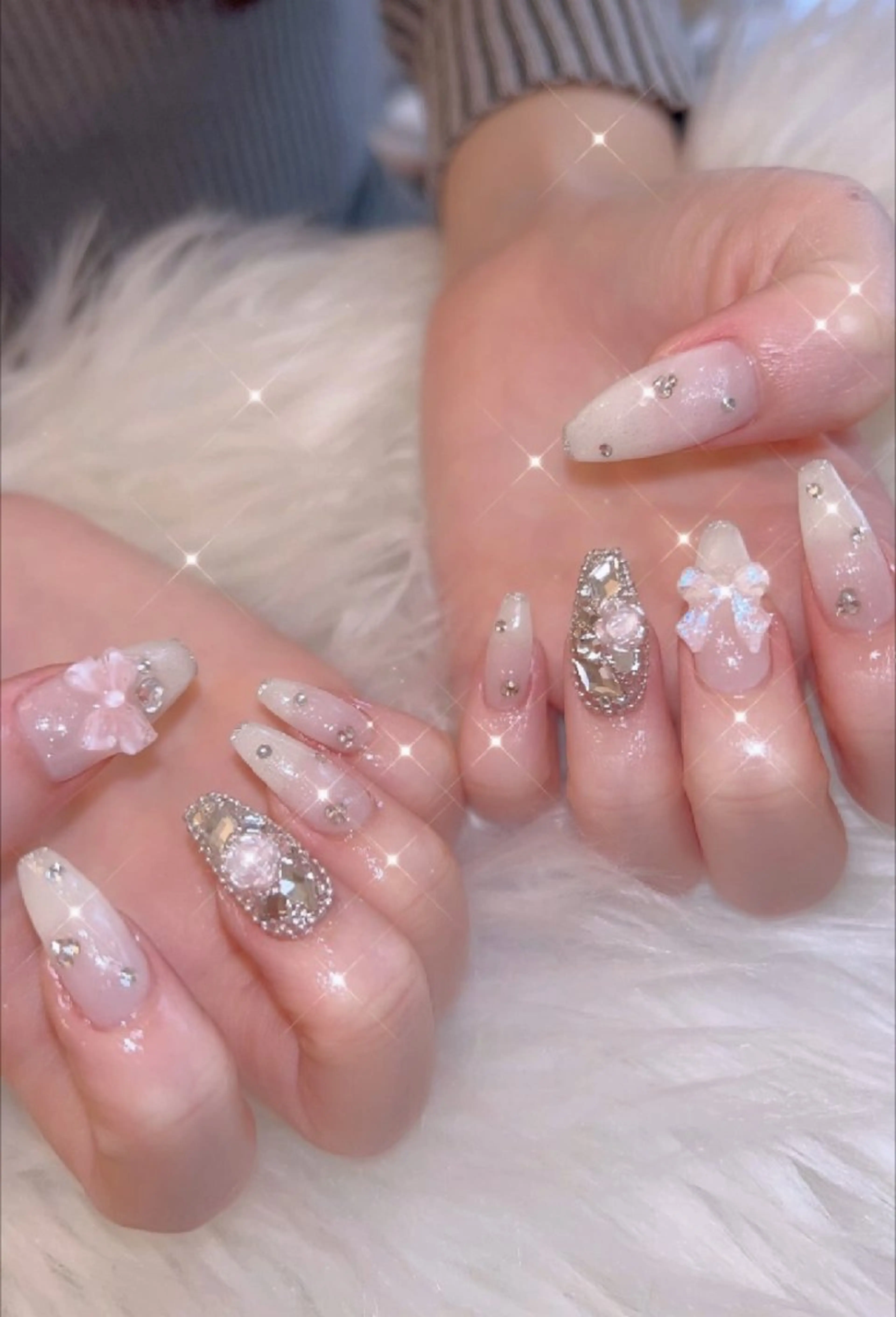 ネイル アートネイル バレンタイン ハンドネイル I LOVE ME NAIL.。.:*♡のネイルデザイン