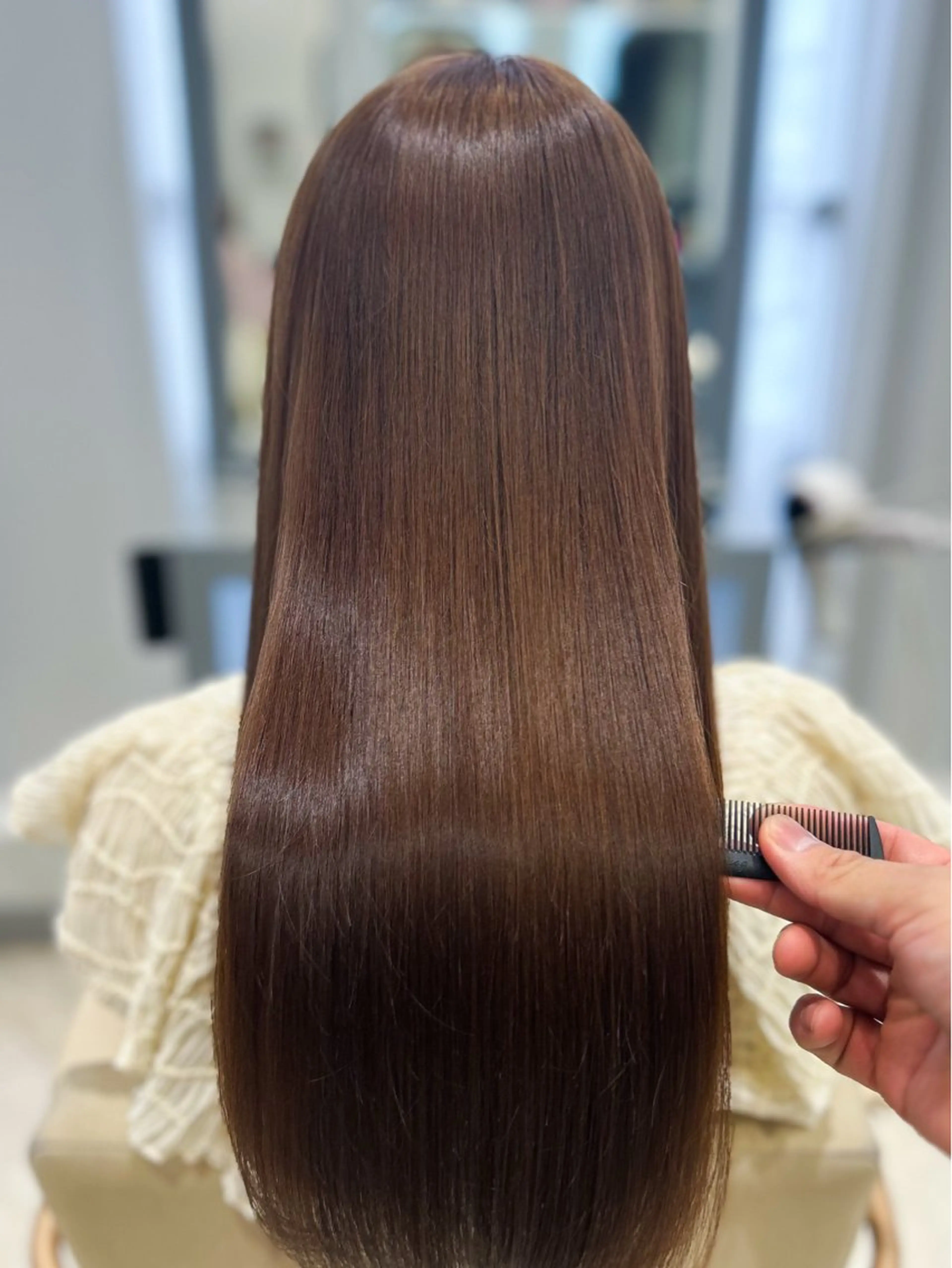 ロング カラー 顔周りレイヤー/ボブ 銀座✨中野まさひろのヘアスタイル