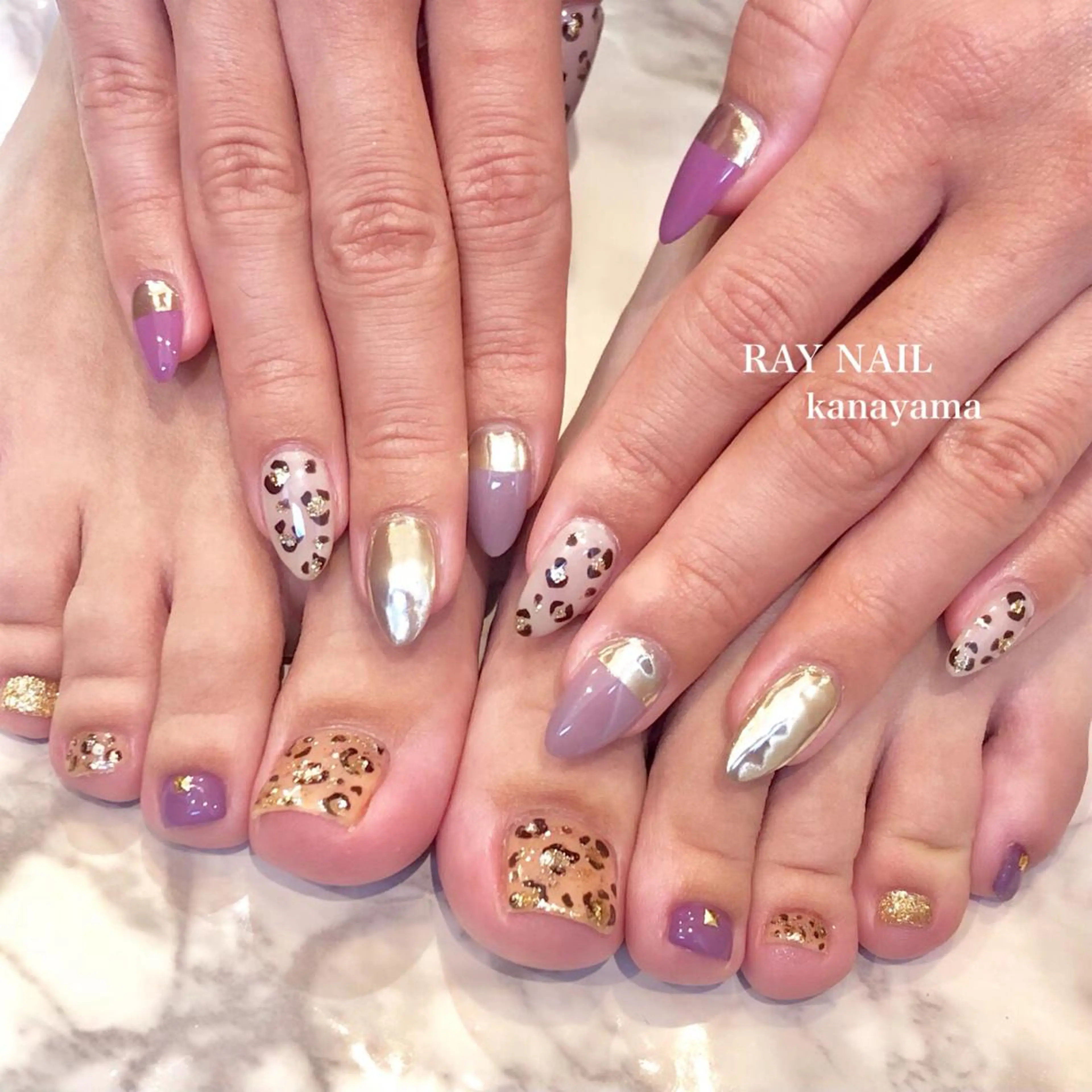 ネイル フットネイル ハンドネイル フットネイル Arowa 伊田のネイルデザイン