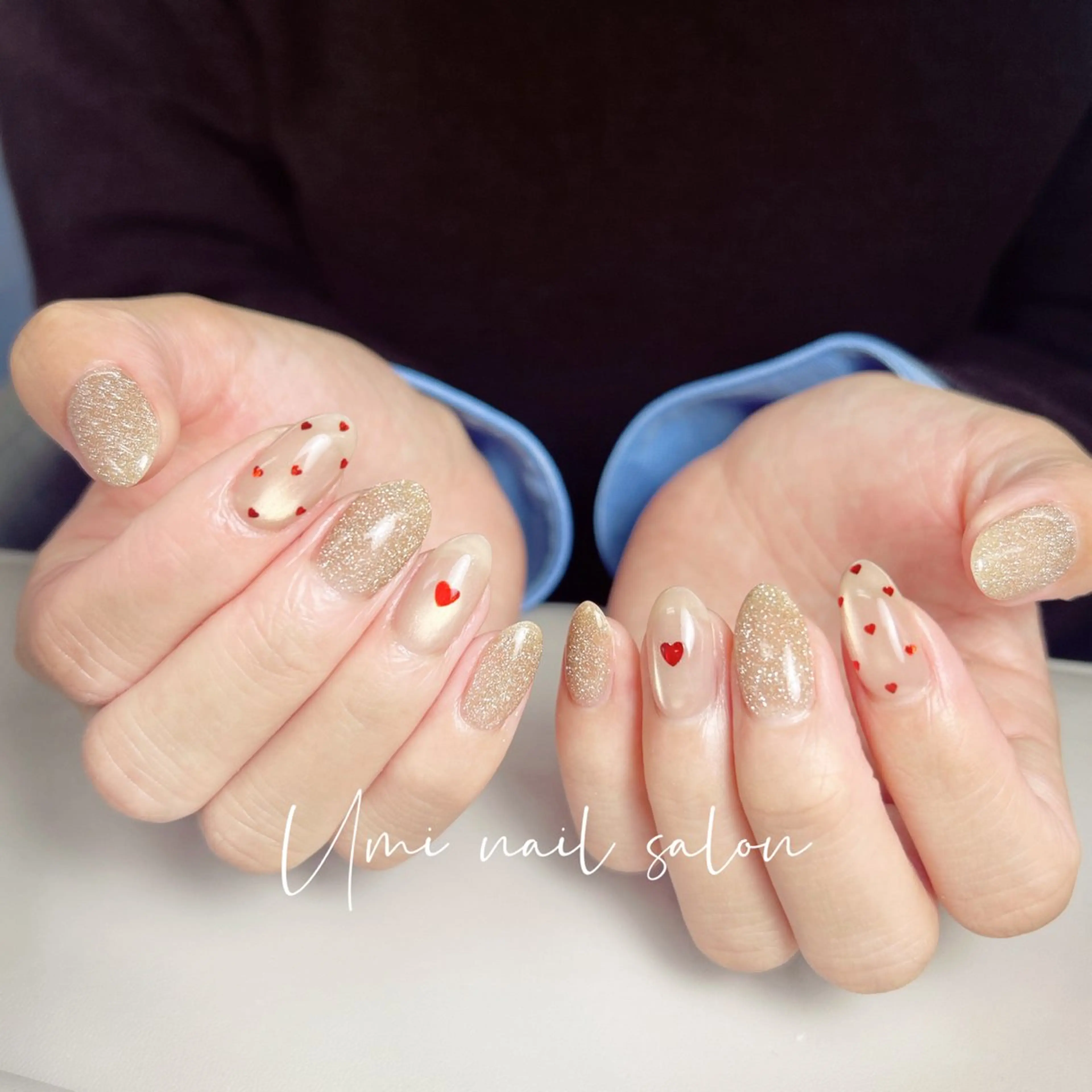 ネイル クリアネイル 成人式 長さ出し フラッシュネイル フットネイル Umi nail Salon所属・Umi.せい 🫧のネイルデザイン