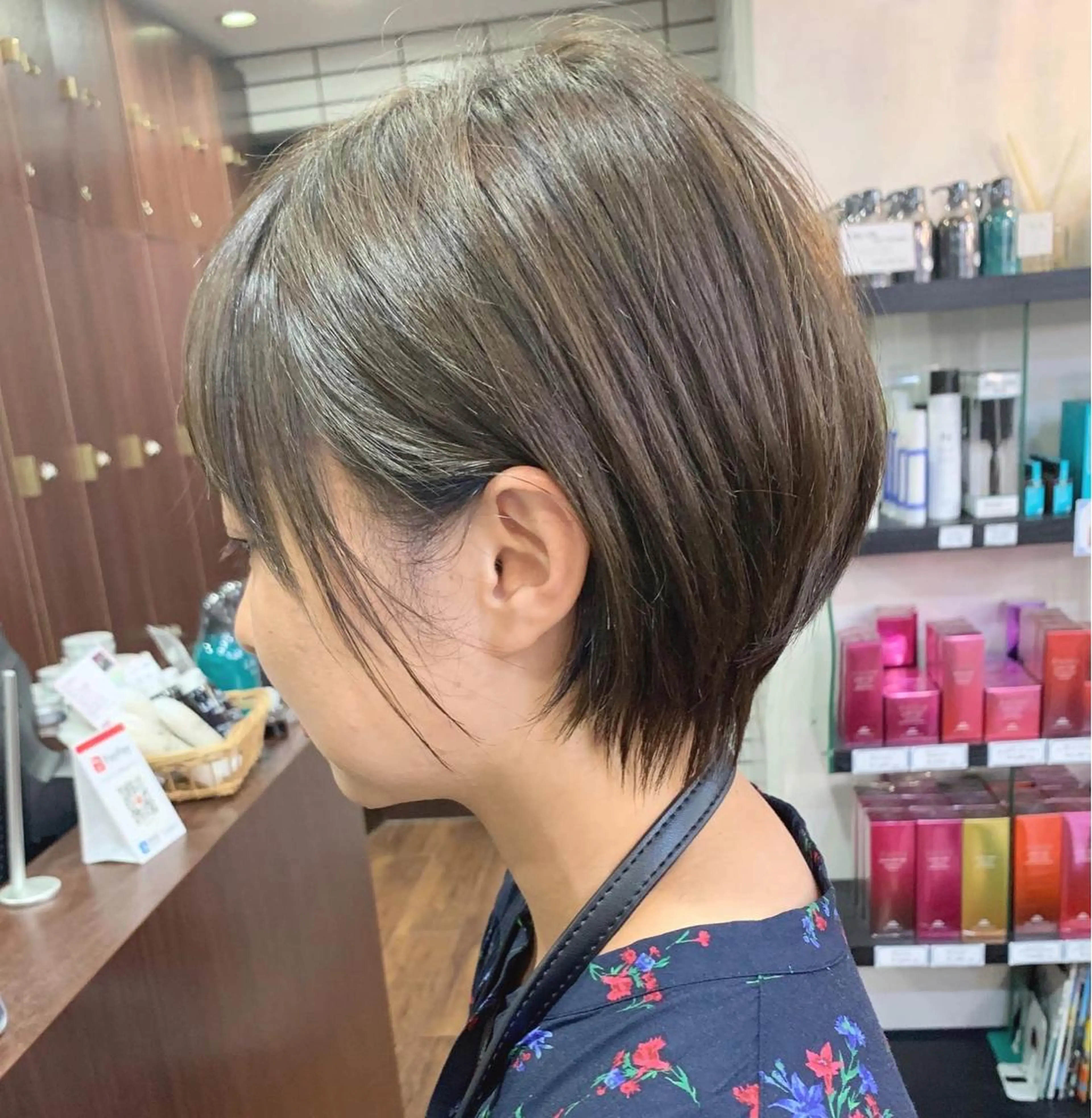 ショート 縮毛矯正/ショート/ レイヤー/畑中正敏のヘアスタイル