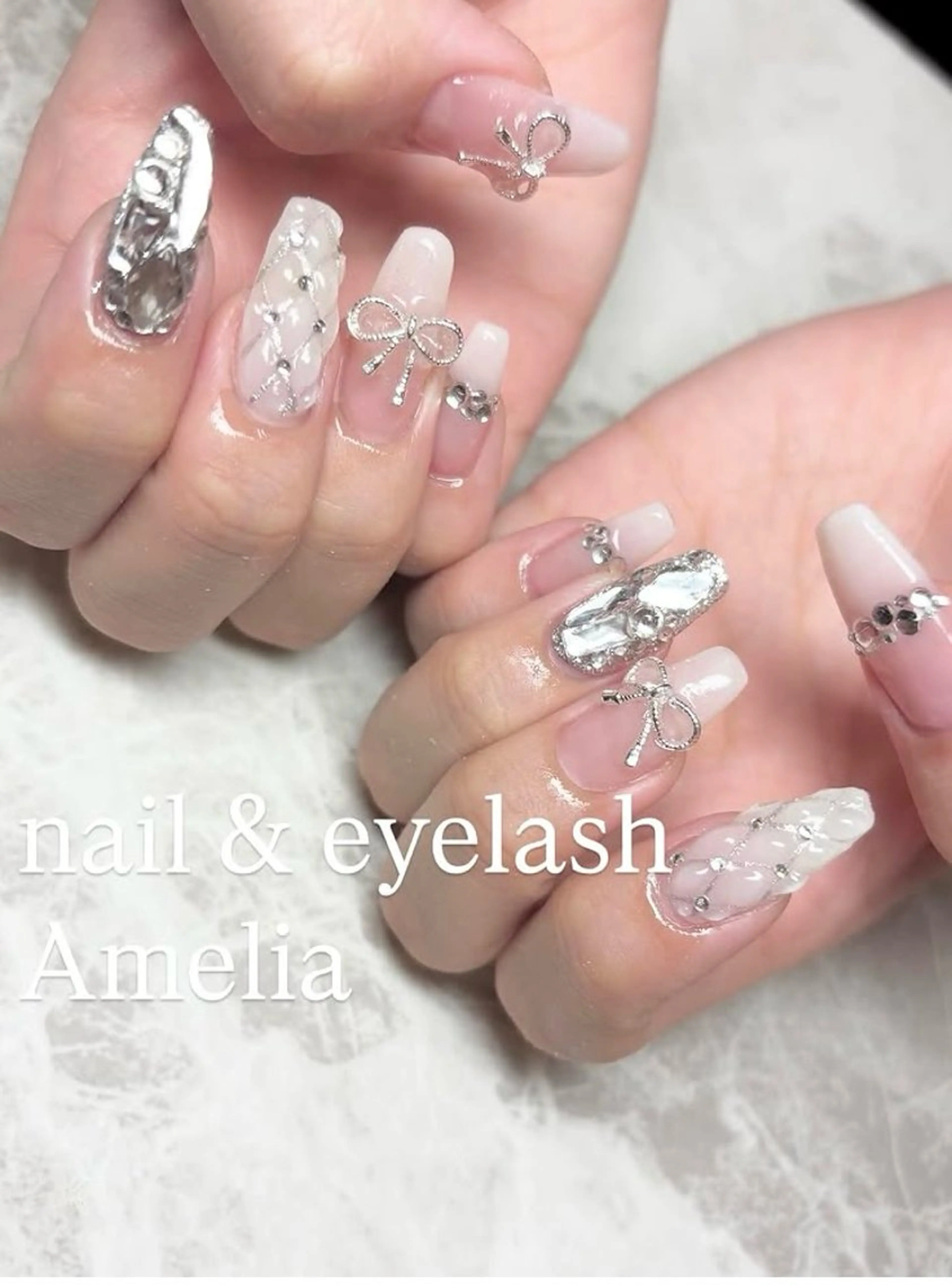 ネイル ハンドネイル Amelia* nail&eyeのマツエク・マツパデザイン