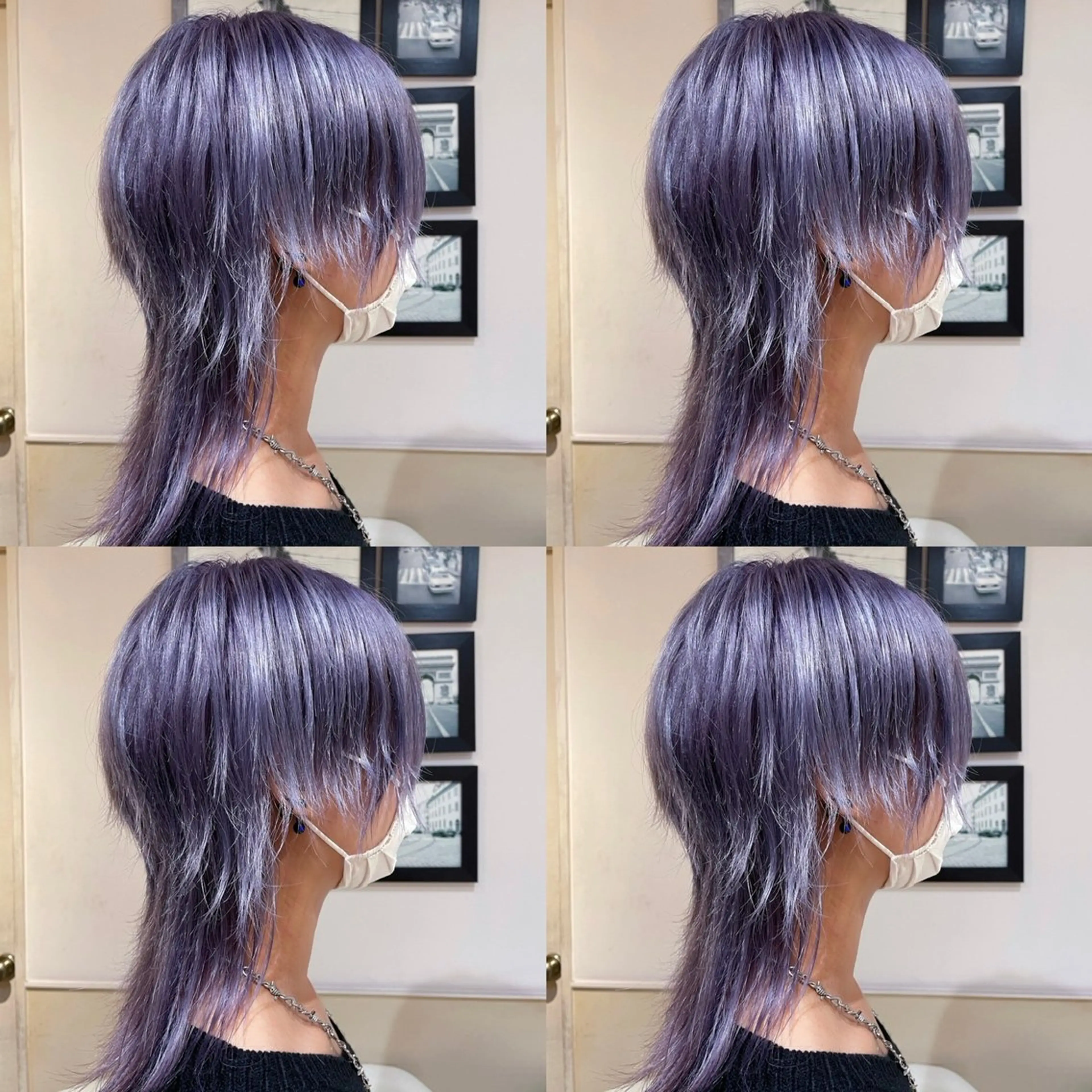 ミディアム カラー ラベンダーカラー 🌟トップデザイナー 高橋🌟のヘアスタイル