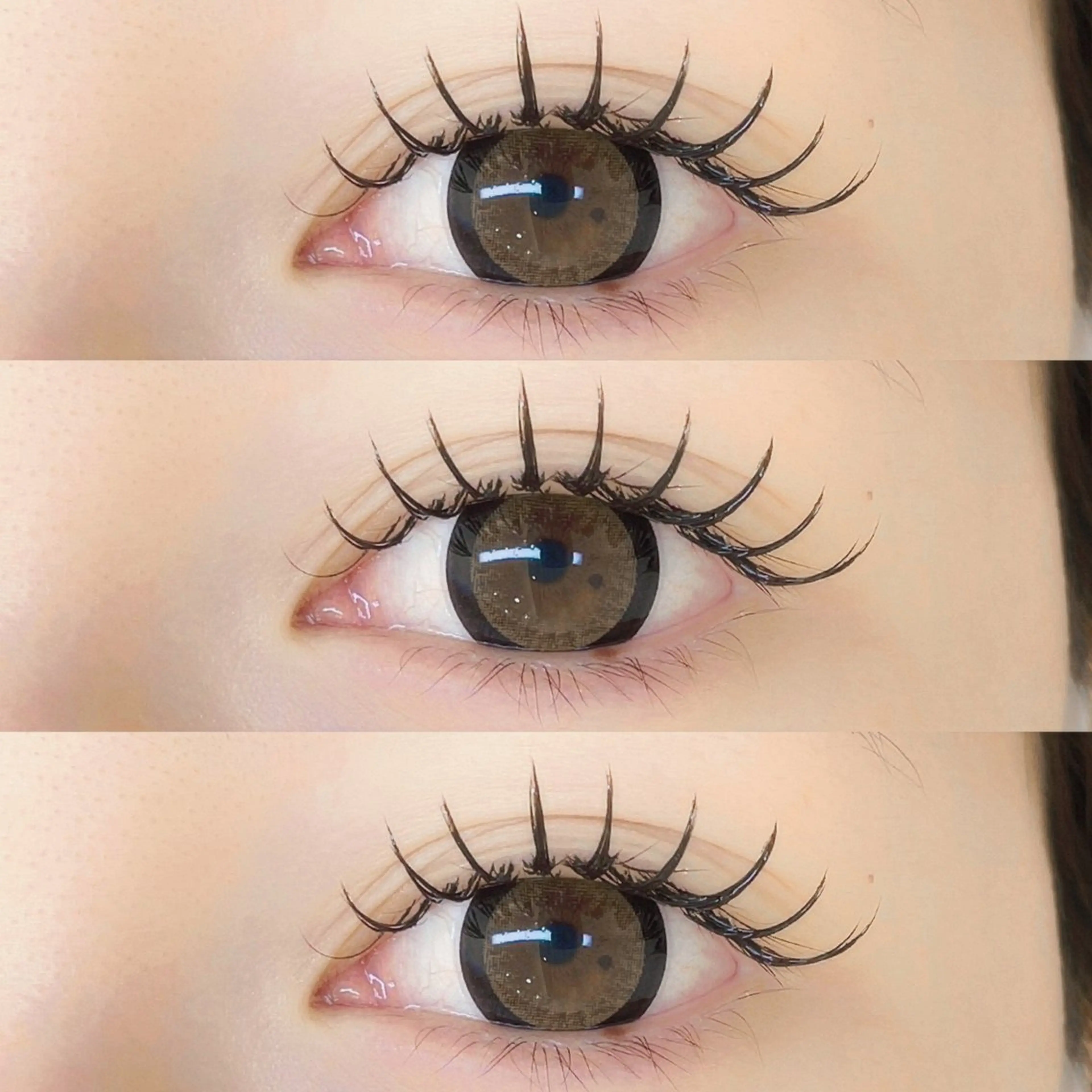 🩰エクステ🩰プレミアムセーブルフラットラッシュエクステ80本！(束感仕上げ) バインドロックに変更可能の写真