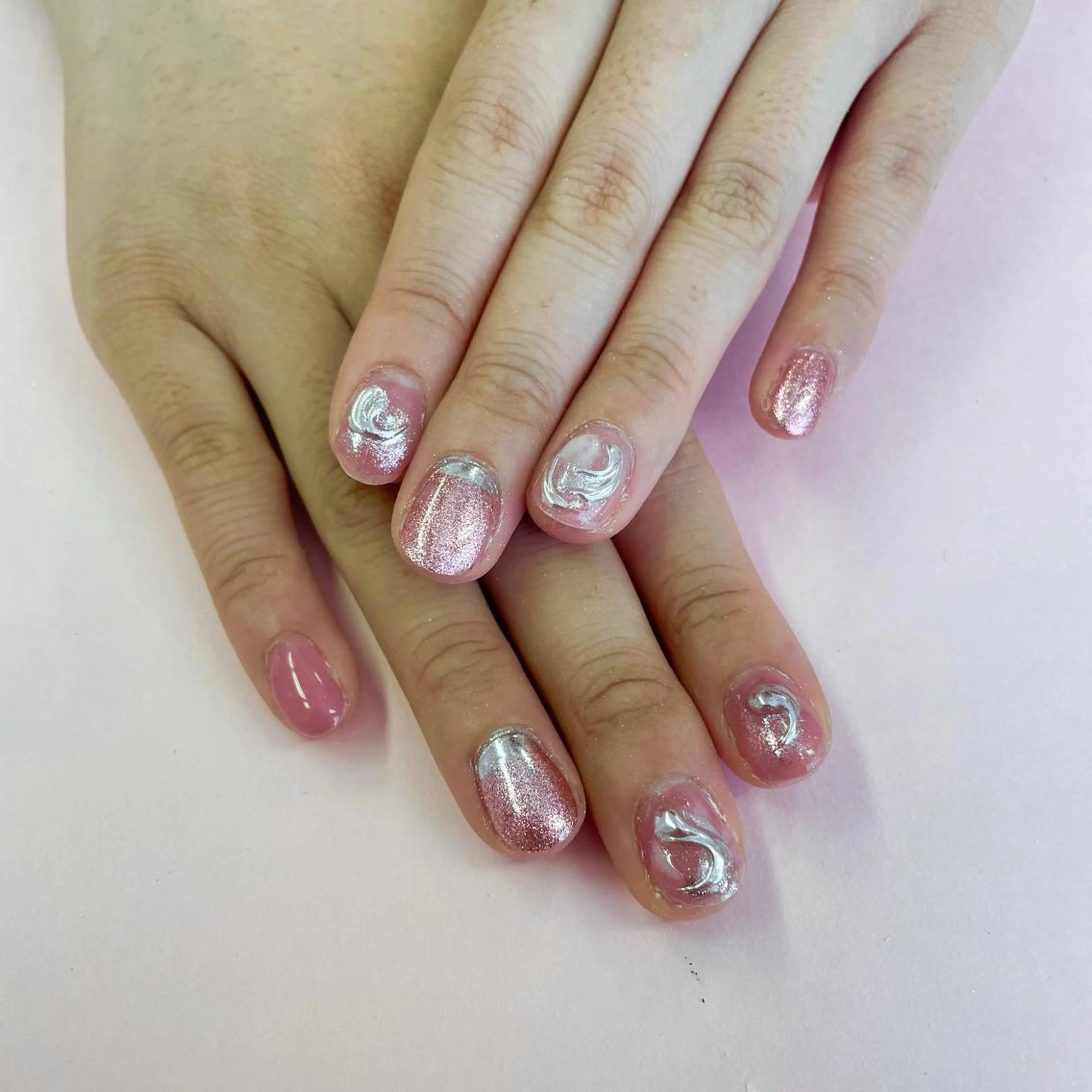 ネイル ハンドネイル 大阪福島 韓国まつげ Sayaka🤍🐩のマツエク・マツパデザイン