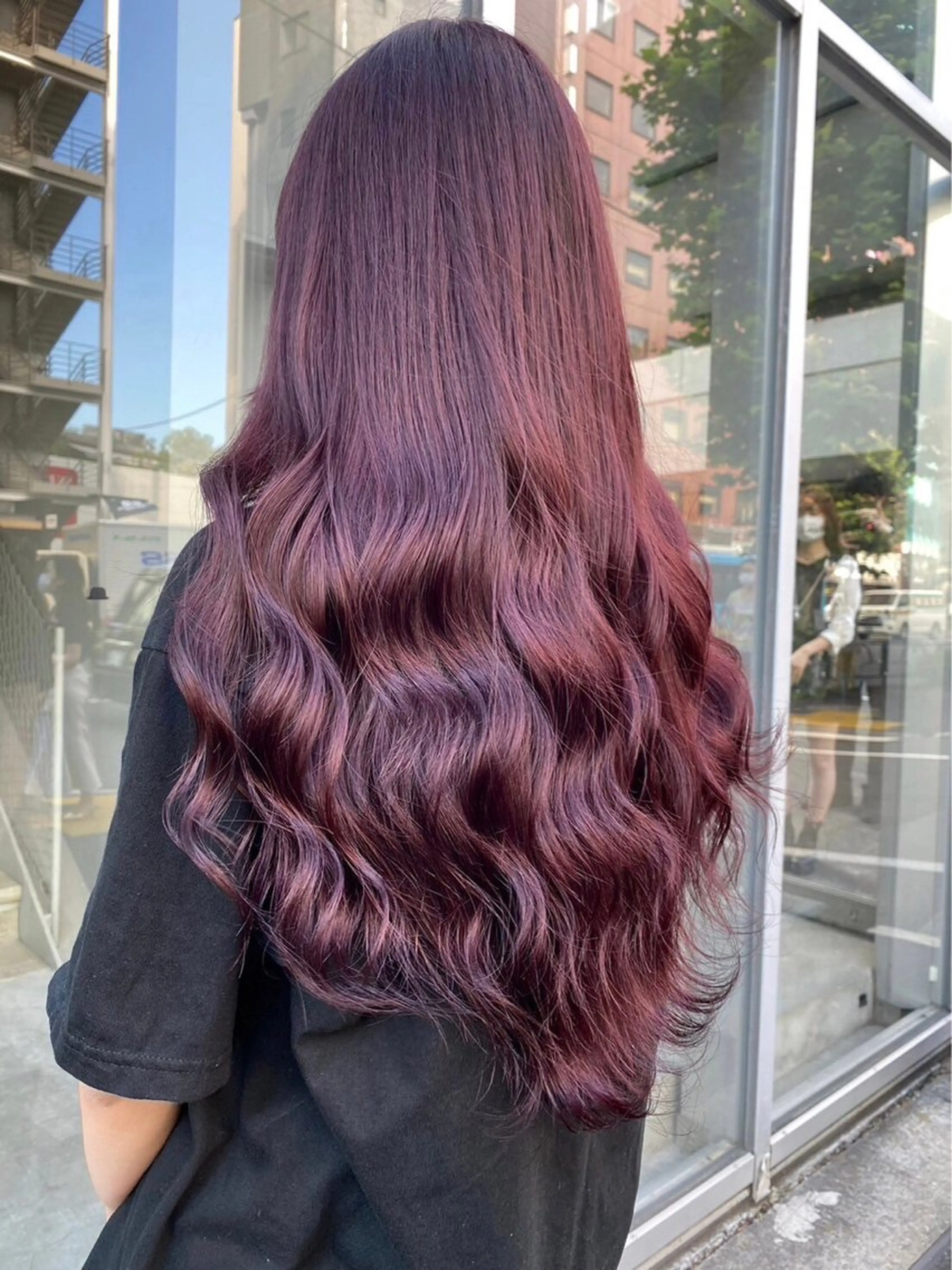 ロング カラー 🩷暖色カラー🩷 BONのヘアスタイル