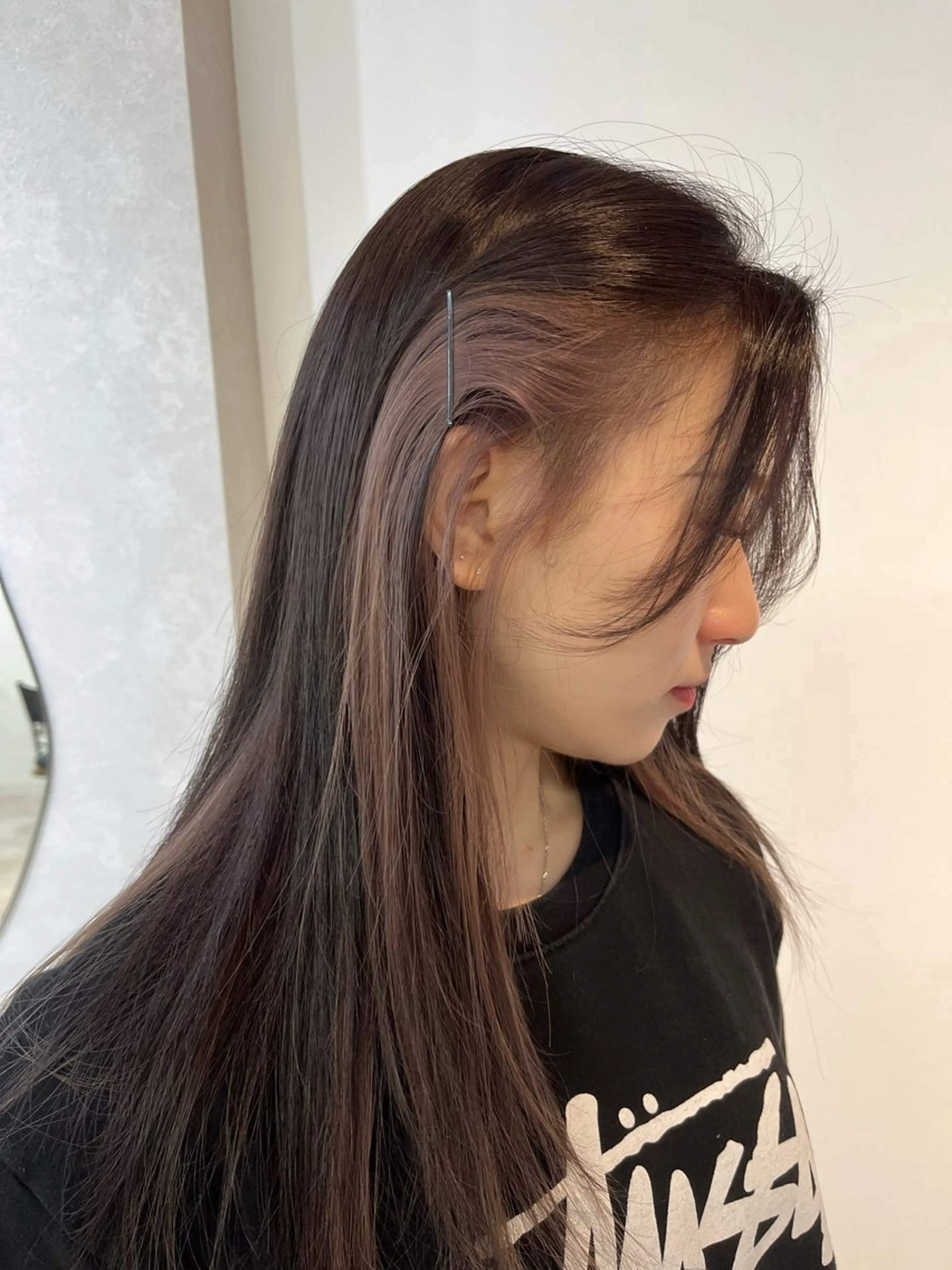 セミロング カラー aya/メンズヘア/ メンズカット/ボブのヘアスタイル