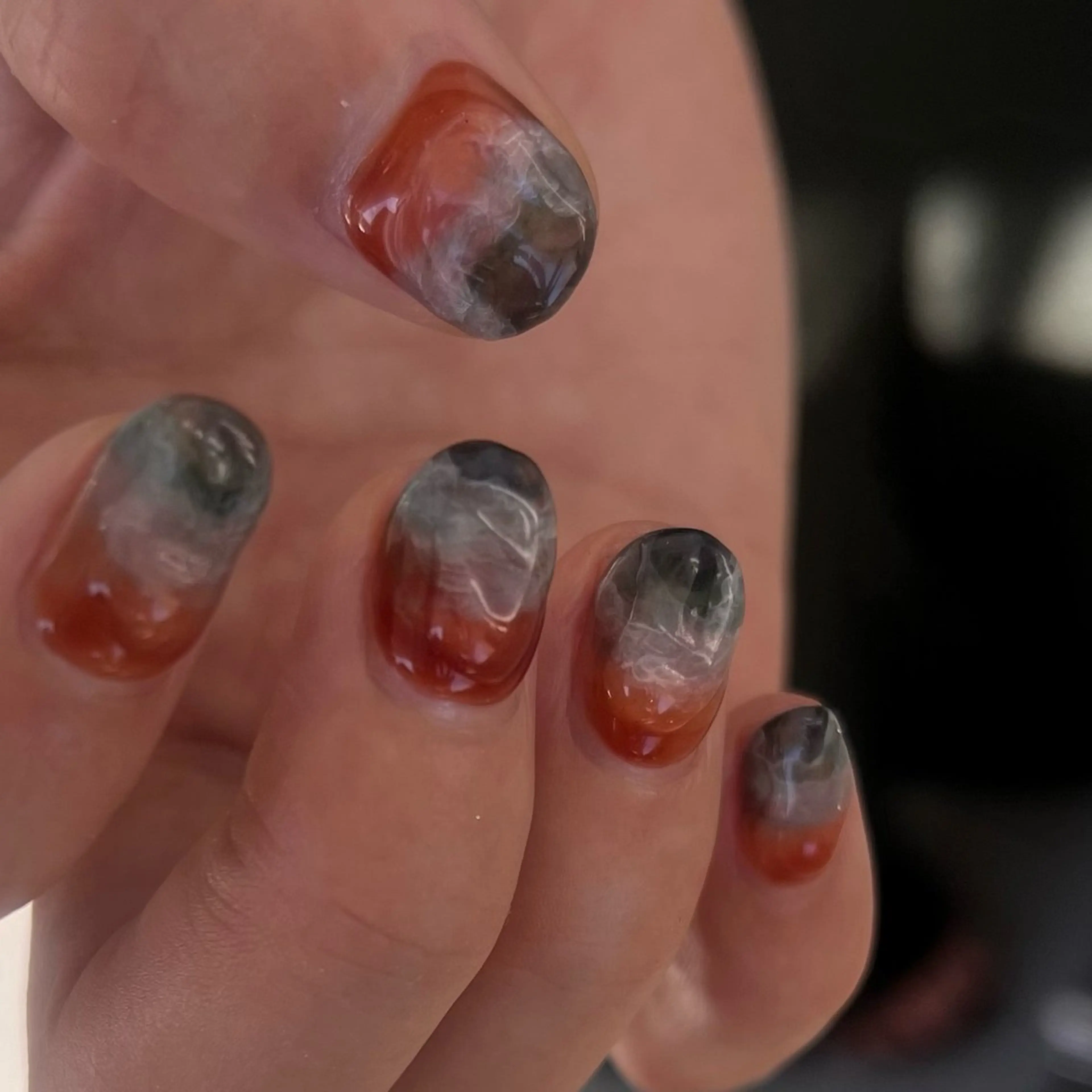 ネイル ニュアンスネイル ハンドネイル 《ニュアンスネイル》 risaのネイルデザイン