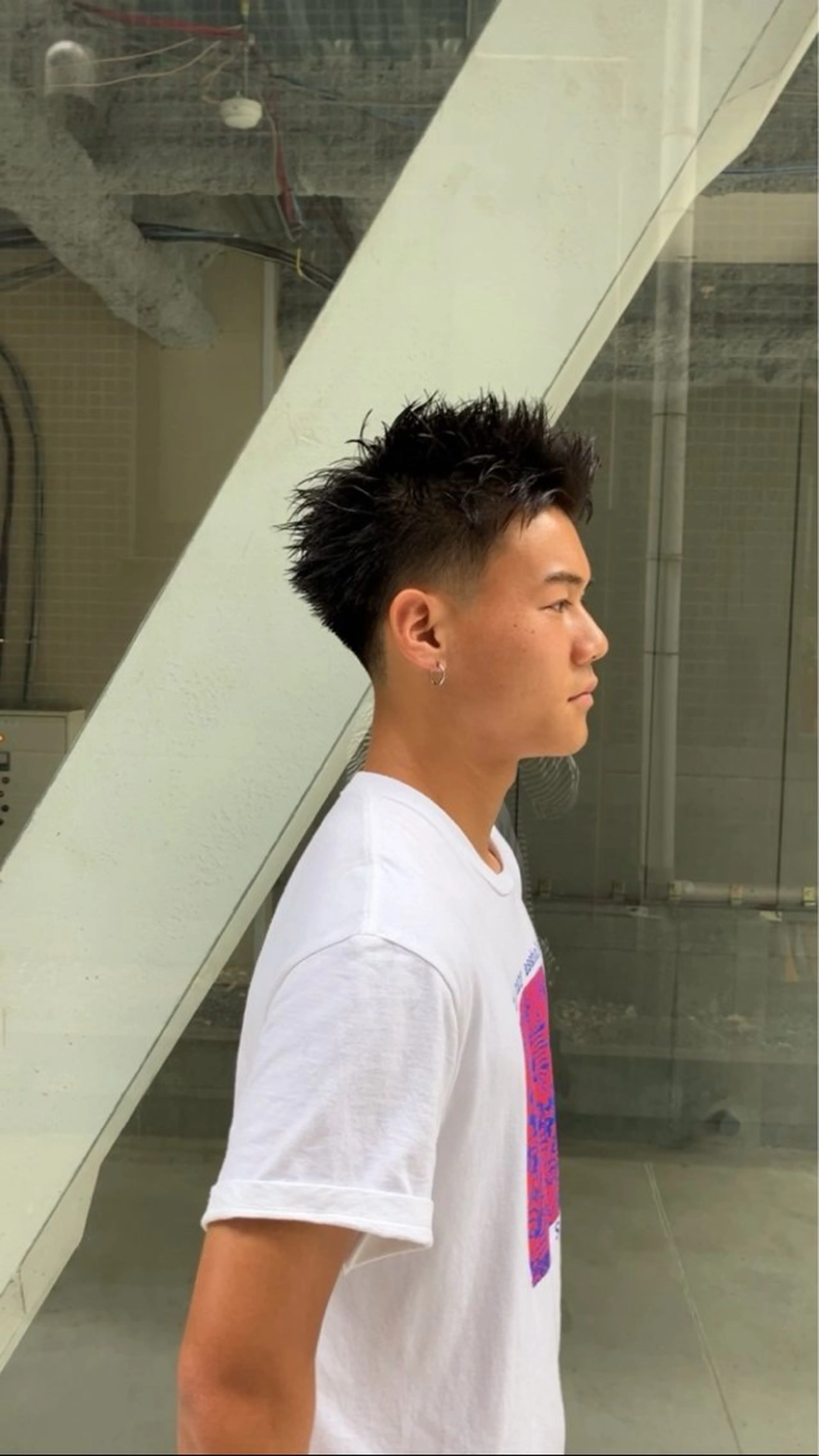 ショート ラフィスヘアー オウスケのヘアスタイル