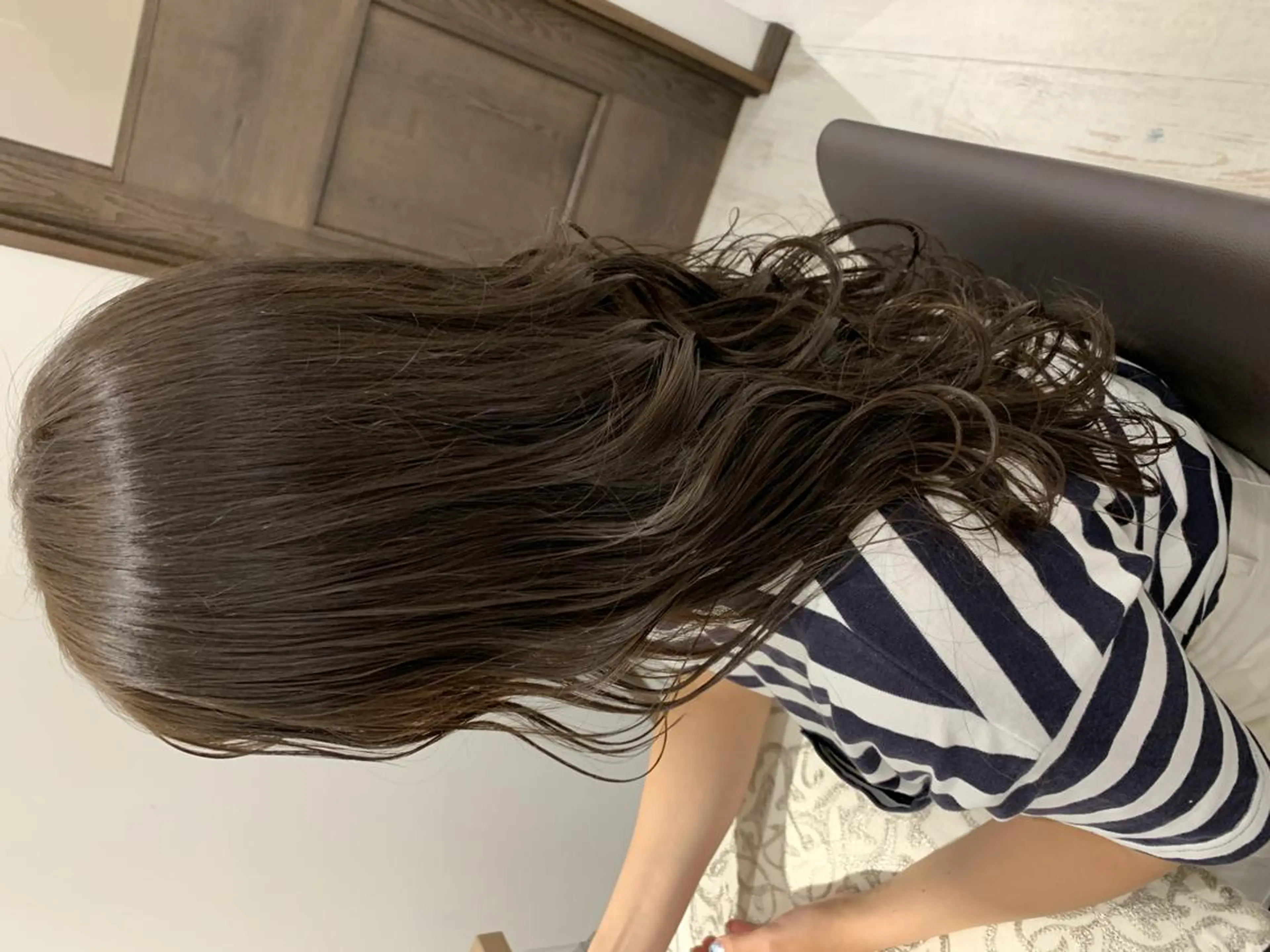 ロング カラー 瀬尾 由希菜のヘアスタイル