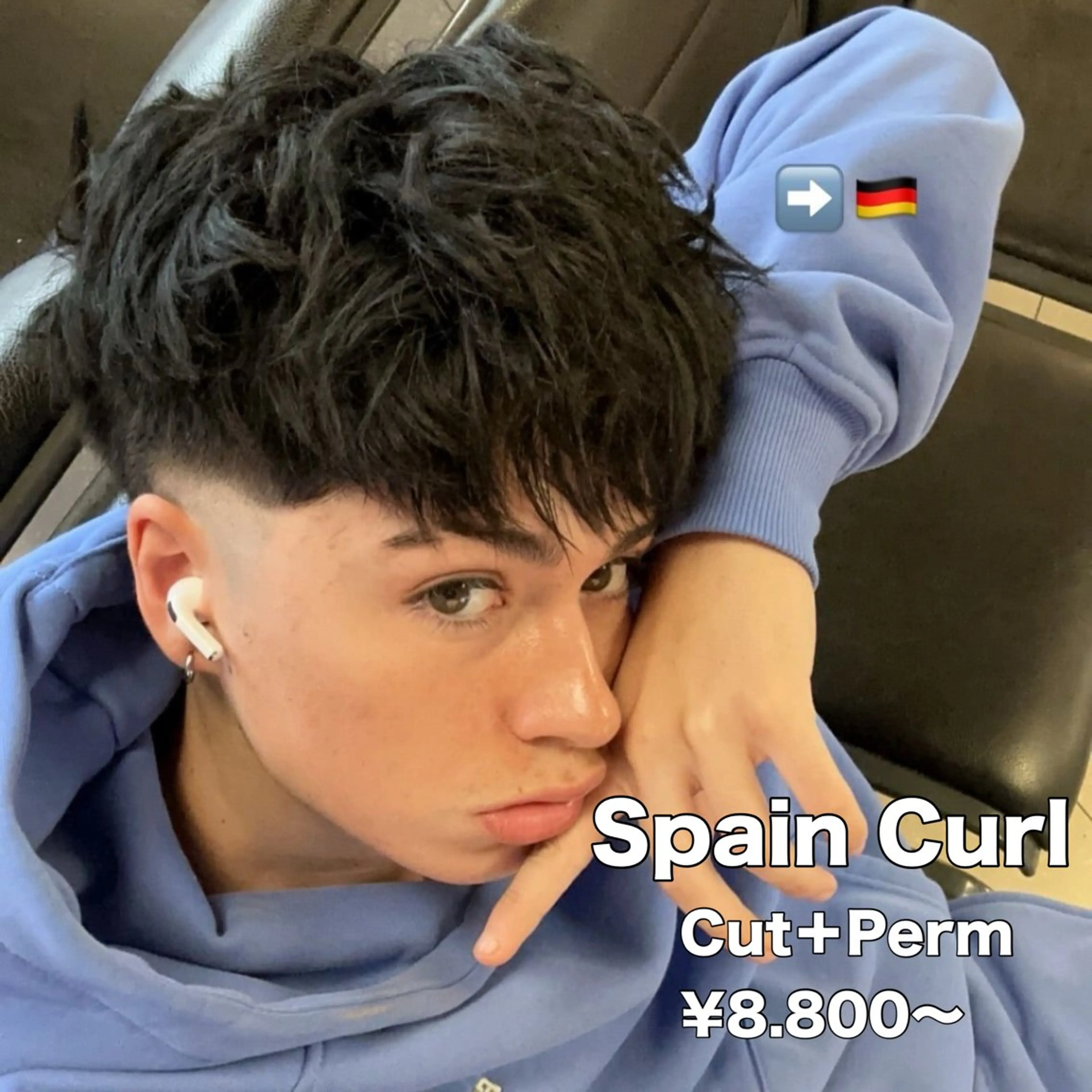 ショート パーマ メンズ 【メンズサロン】 BLUCK 横浜のヘアスタイル