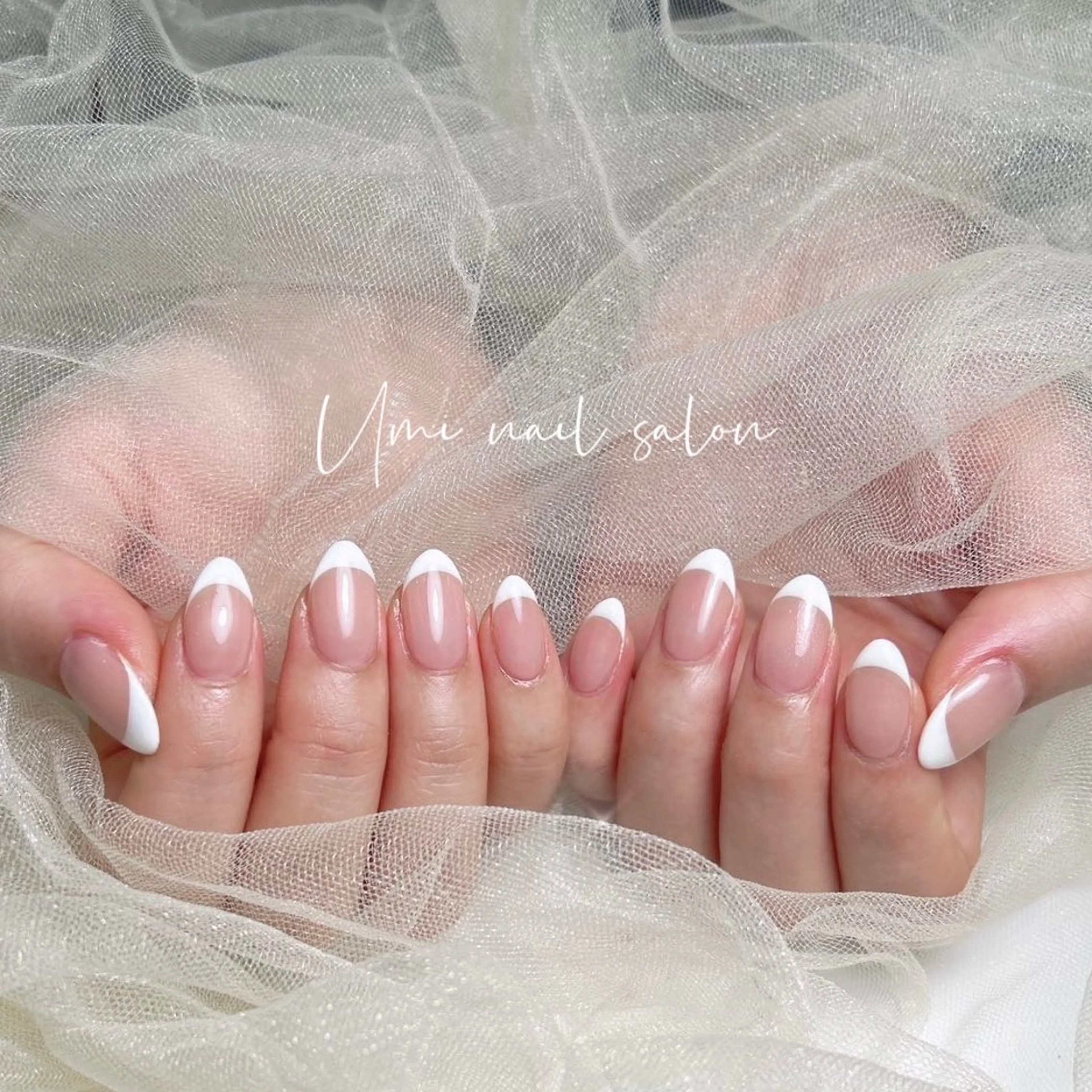 【Hand】🎗️カラーフレンチ2色まで💗（オフ➕500)パラジェルあり💗の写真