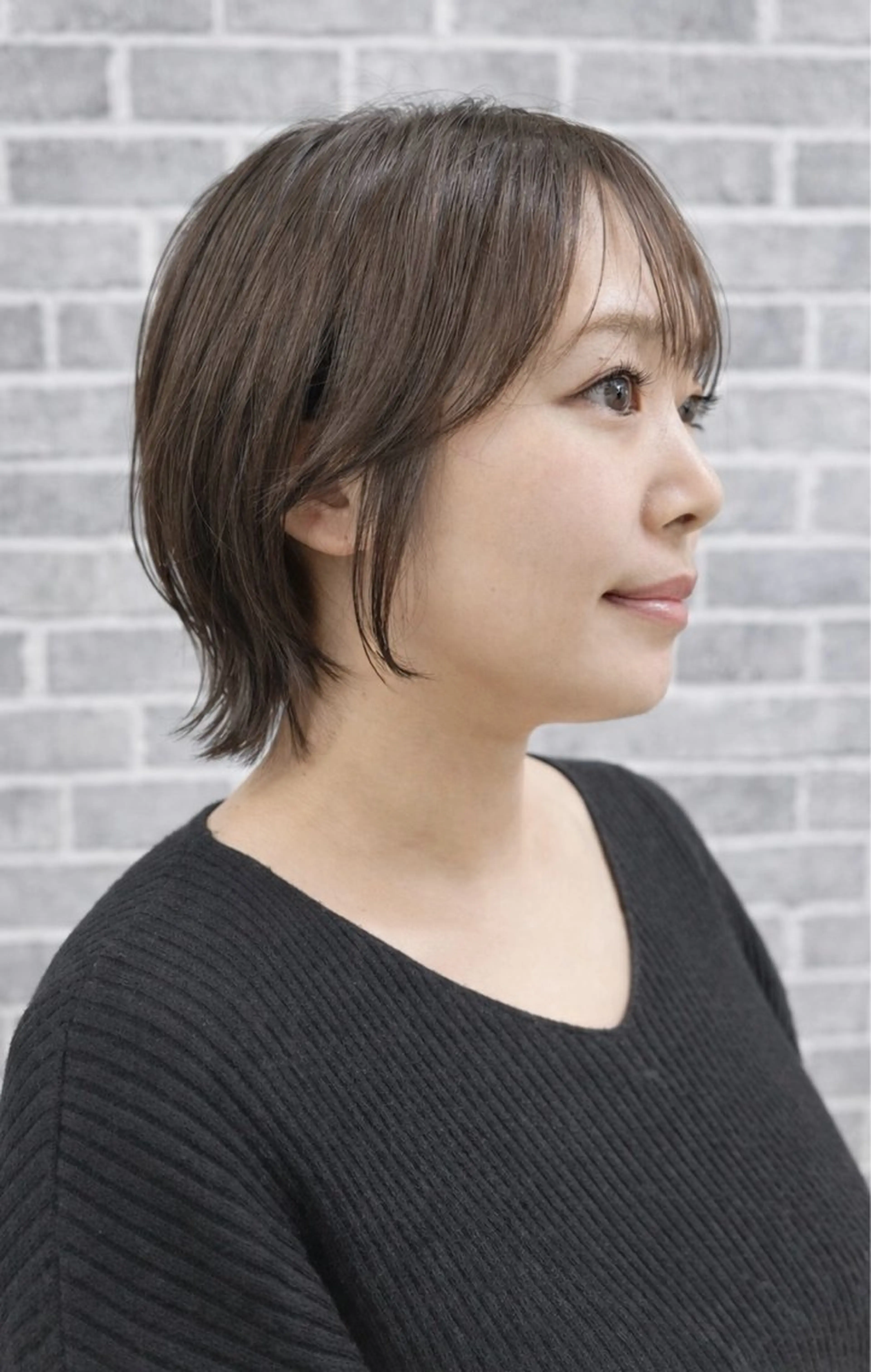 ショート ボブレイヤー ボブ レイヤーカット カット トリートメント Noy所属・Noyヨシモト ヒロトのヘアスタイル