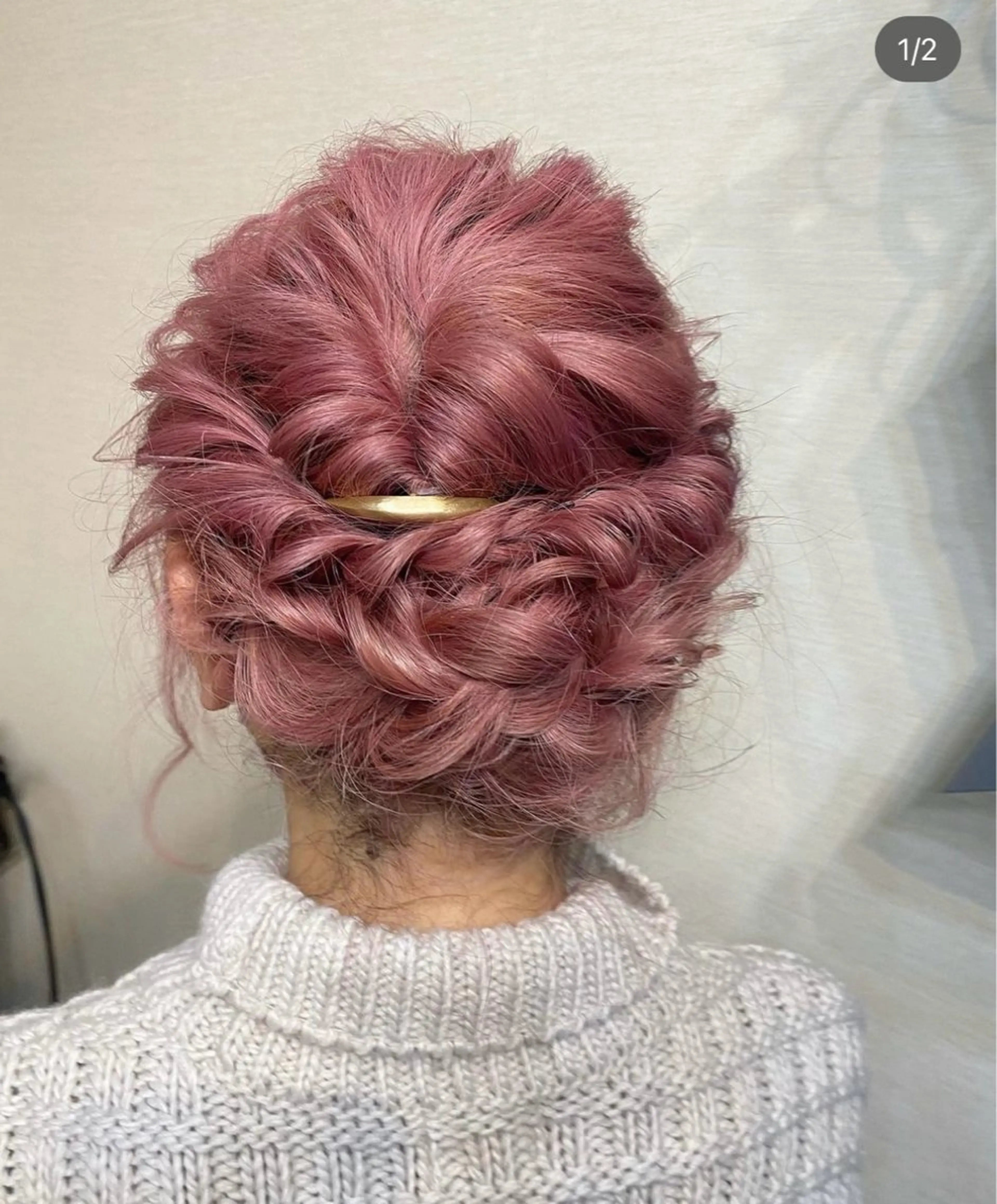 セミロング ヘアアレンジ yamaguchi kのヘアスタイル