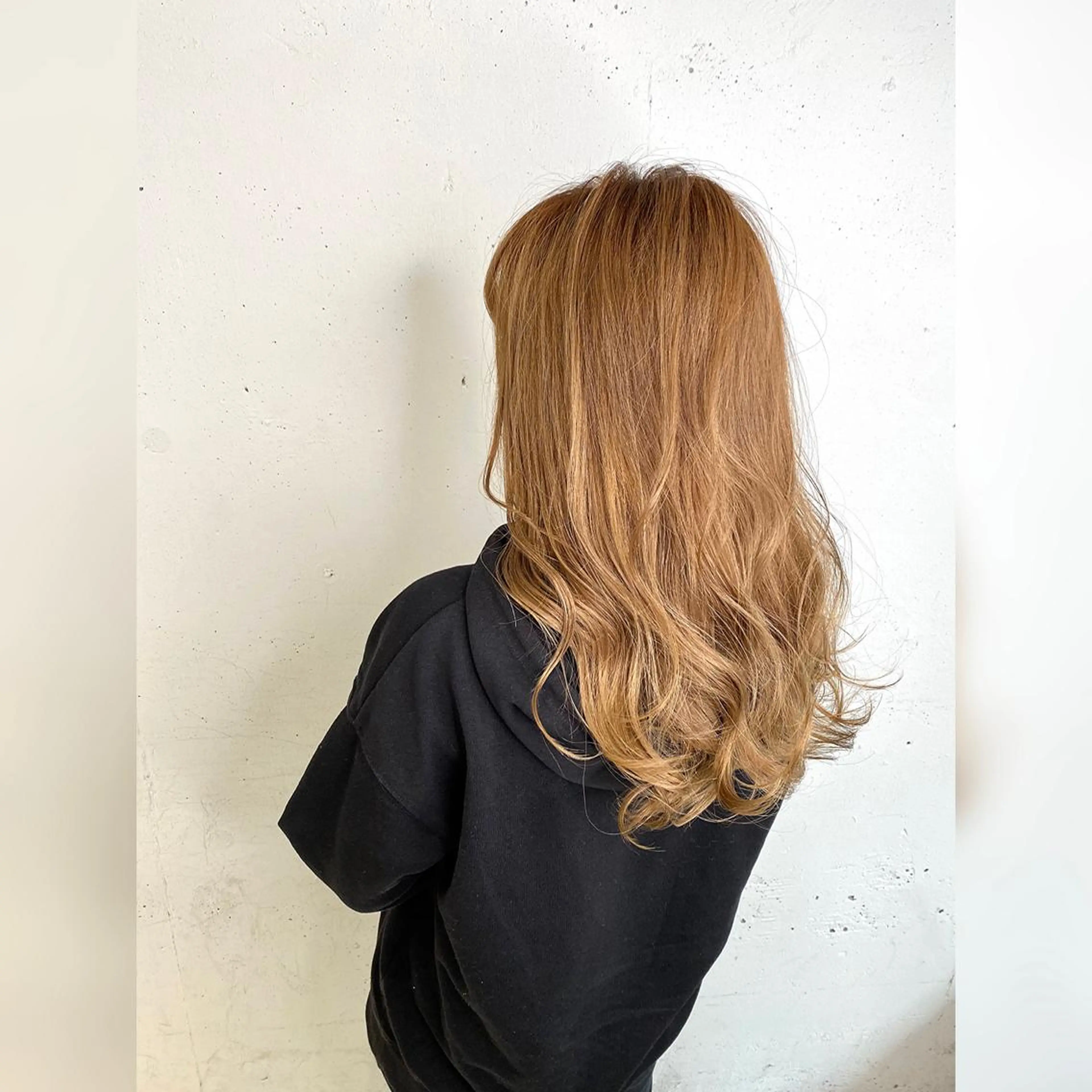 セミロング 韓国ヘア 山本勝志のヘアスタイル