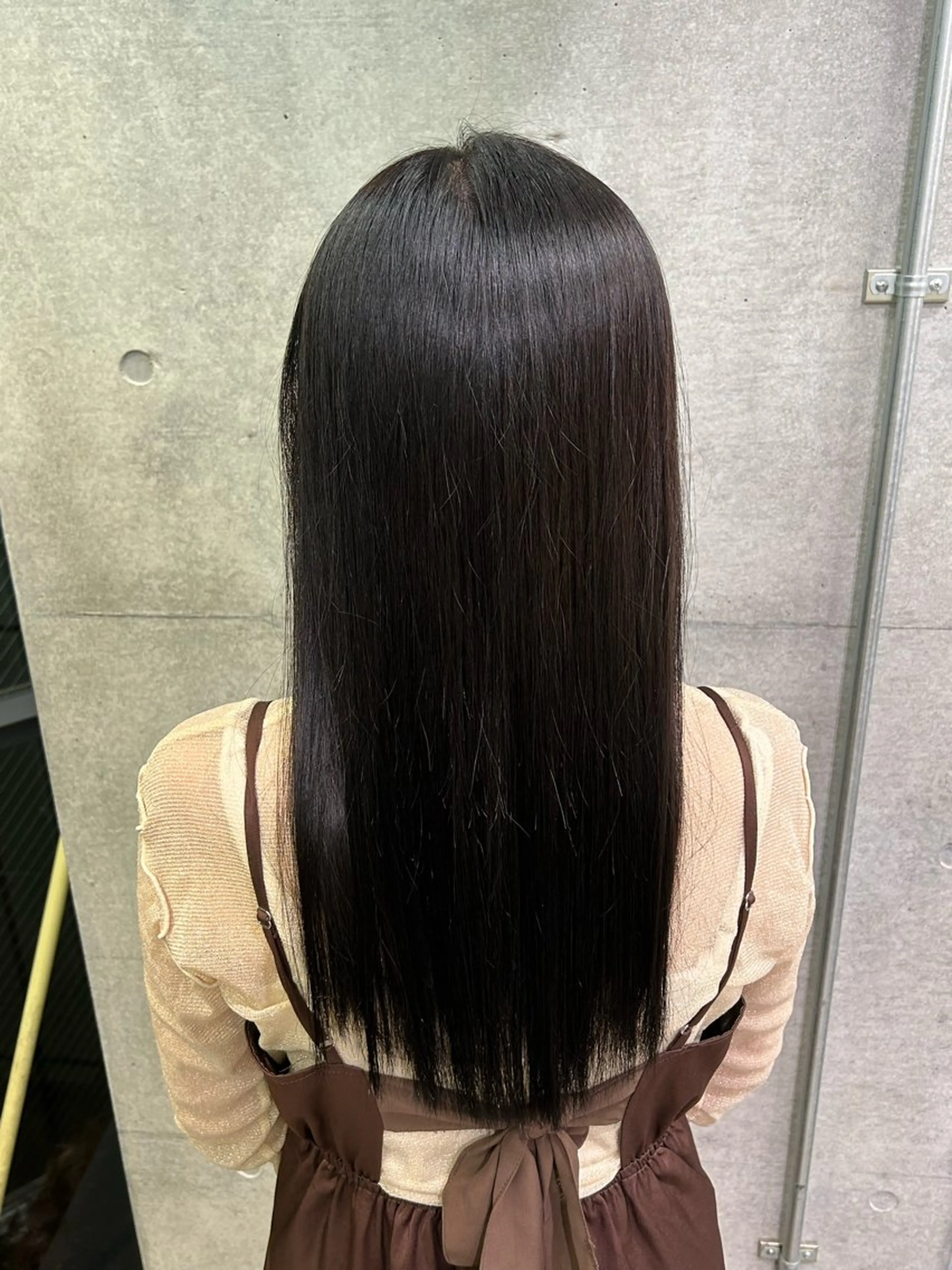 セミロング トリートメント レイヤー/ブロンド 透明感カラー/ヒロトのヘアスタイル