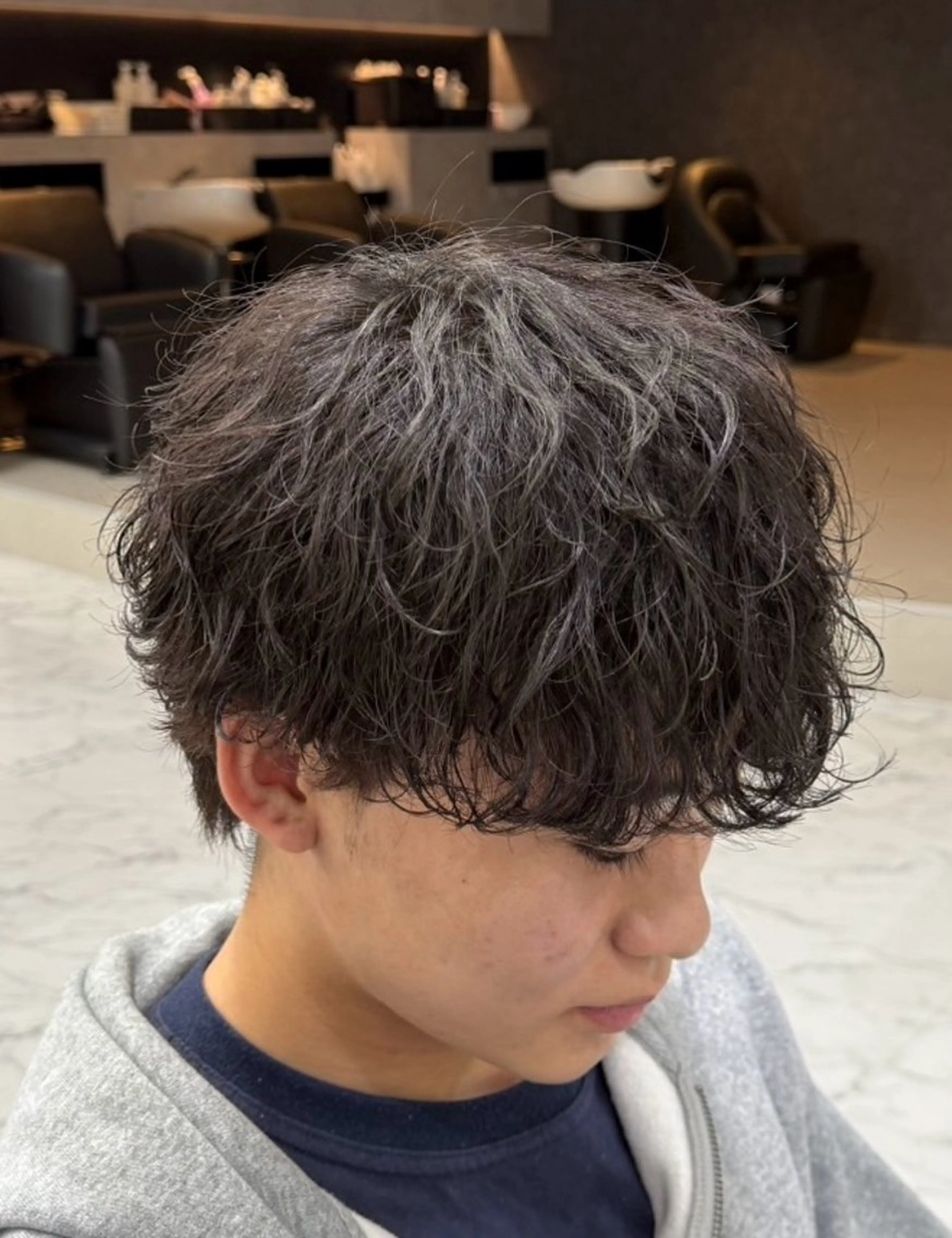 「ご新規様ミニモ限定クーポン」カット＋特殊パーマ　（ツイスパ波巻き）の写真