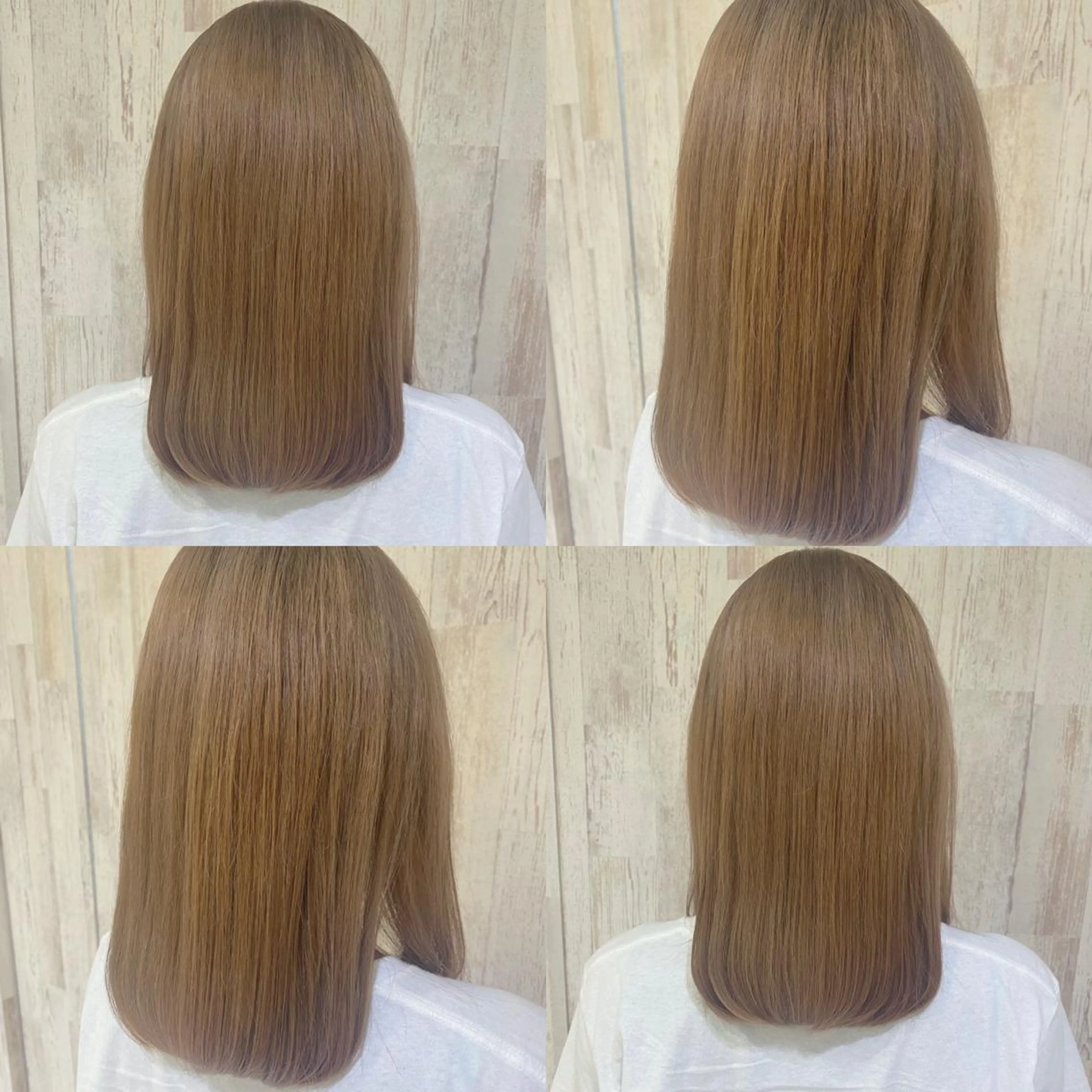 ミディアム カラー ベージュカラー ブリーチ ハイトーンカラー 🌼NAMI 🌼のヘアスタイル