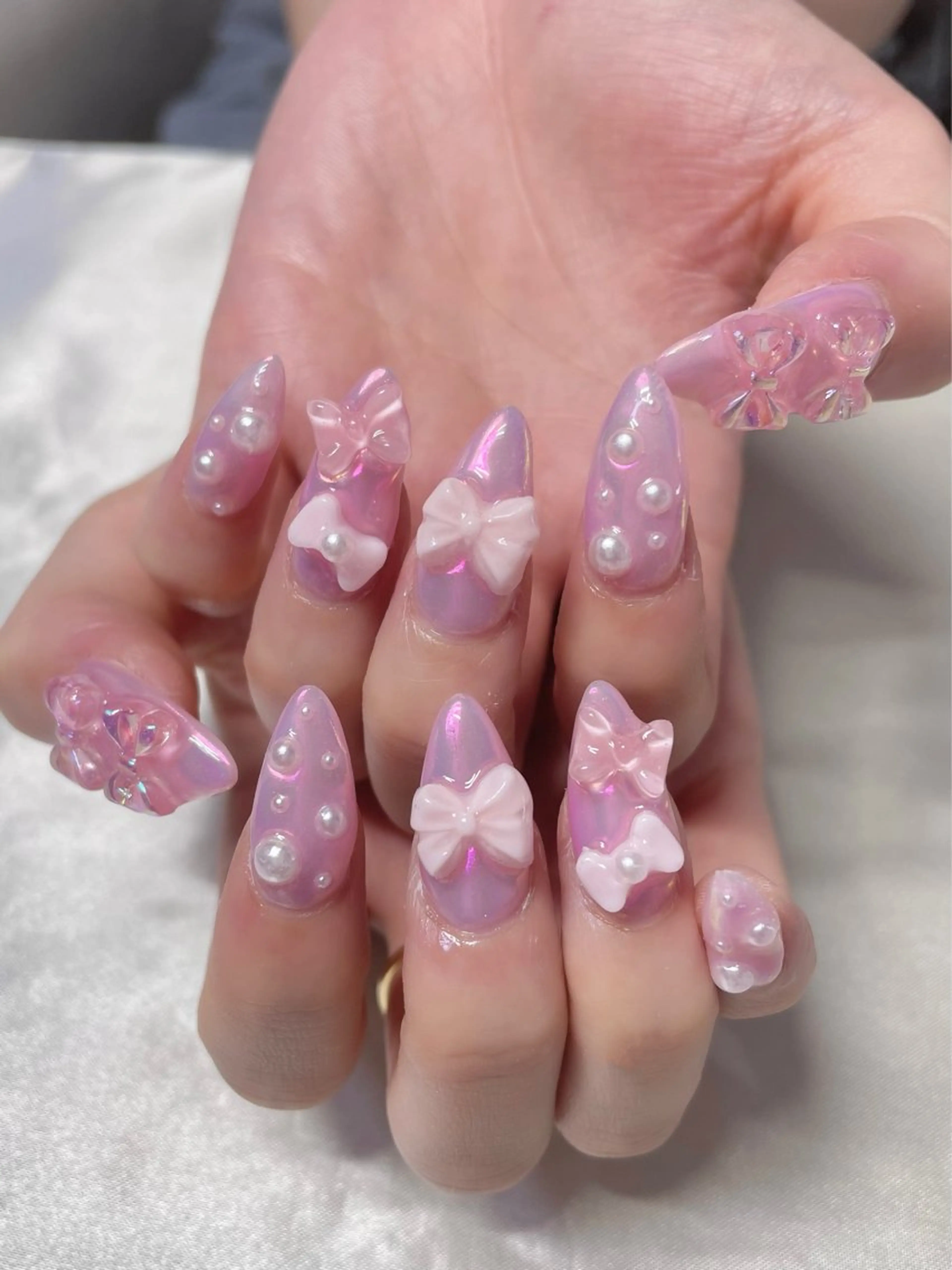 ネイル 長さ出し ハンドネイル RUMI nailのネイルデザイン