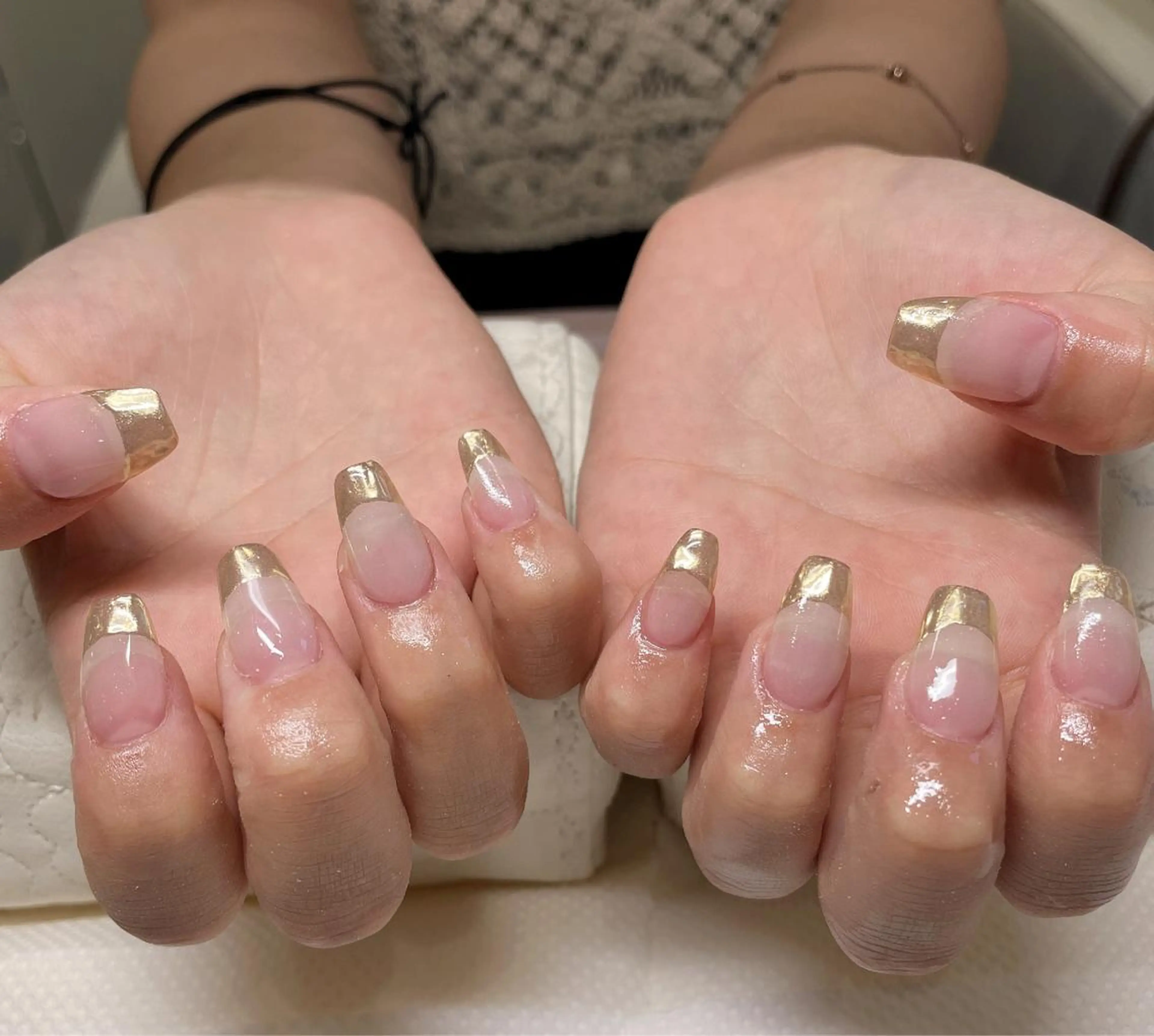 ネイル フレンチネイル ミラーネイル スカルプネイル kouca  nail所属・コウ カnail💅のネイルデザイン