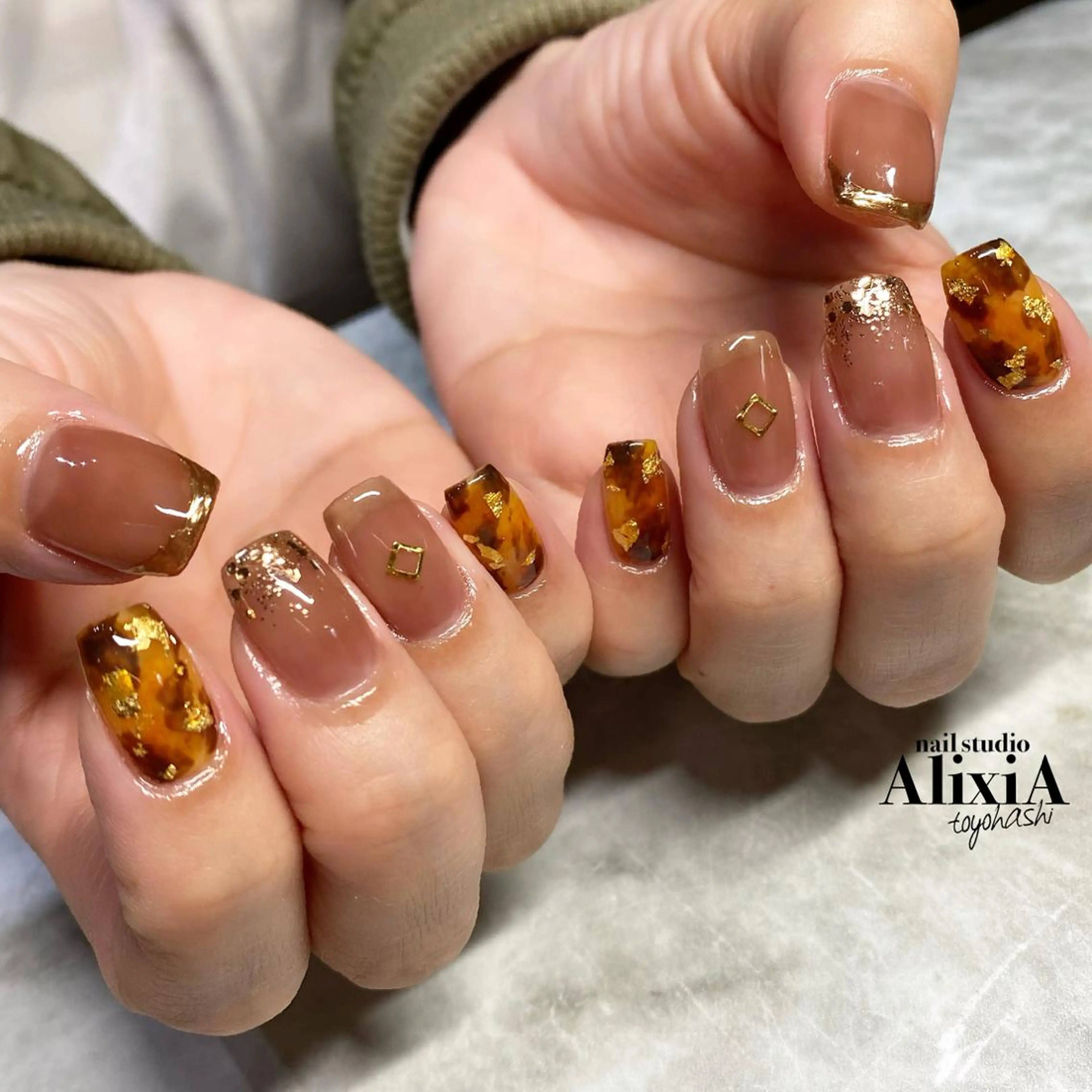 ネイル ハンドネイル AlixiA   nail studio所属・AlixiA ゆみのネイルデザイン