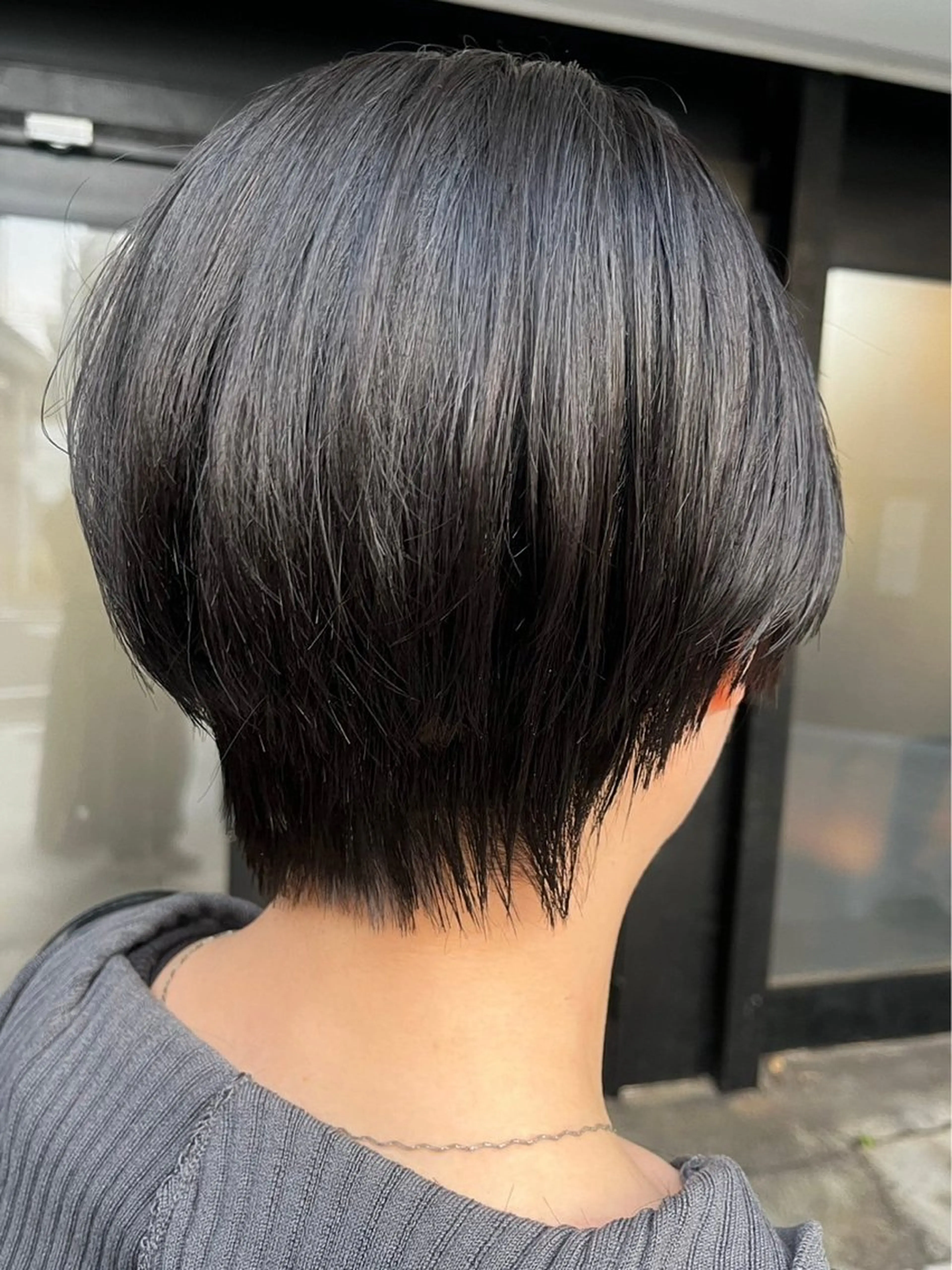 ショート ハイライト 髪質改善 韓国風ヘア レイヤーカット ショートヘア カット 縮毛矯正 トリートメント ハイトーン/韓国風/ 艶髪/吉祥寺のヘアスタイル