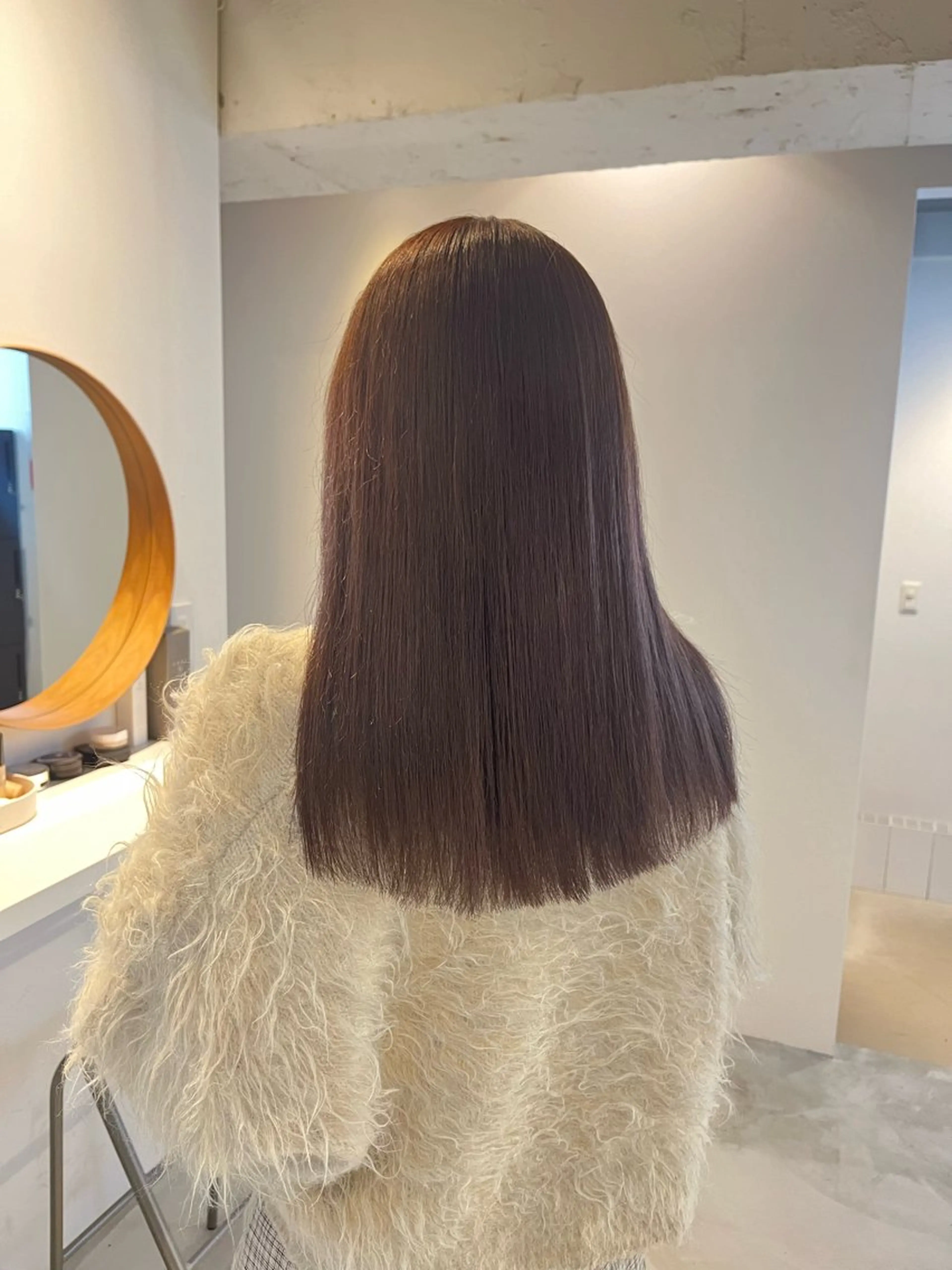 ミディアム ALLYS 渋谷店所属・最高級の艶のある カラーmei🎨のヘアスタイル