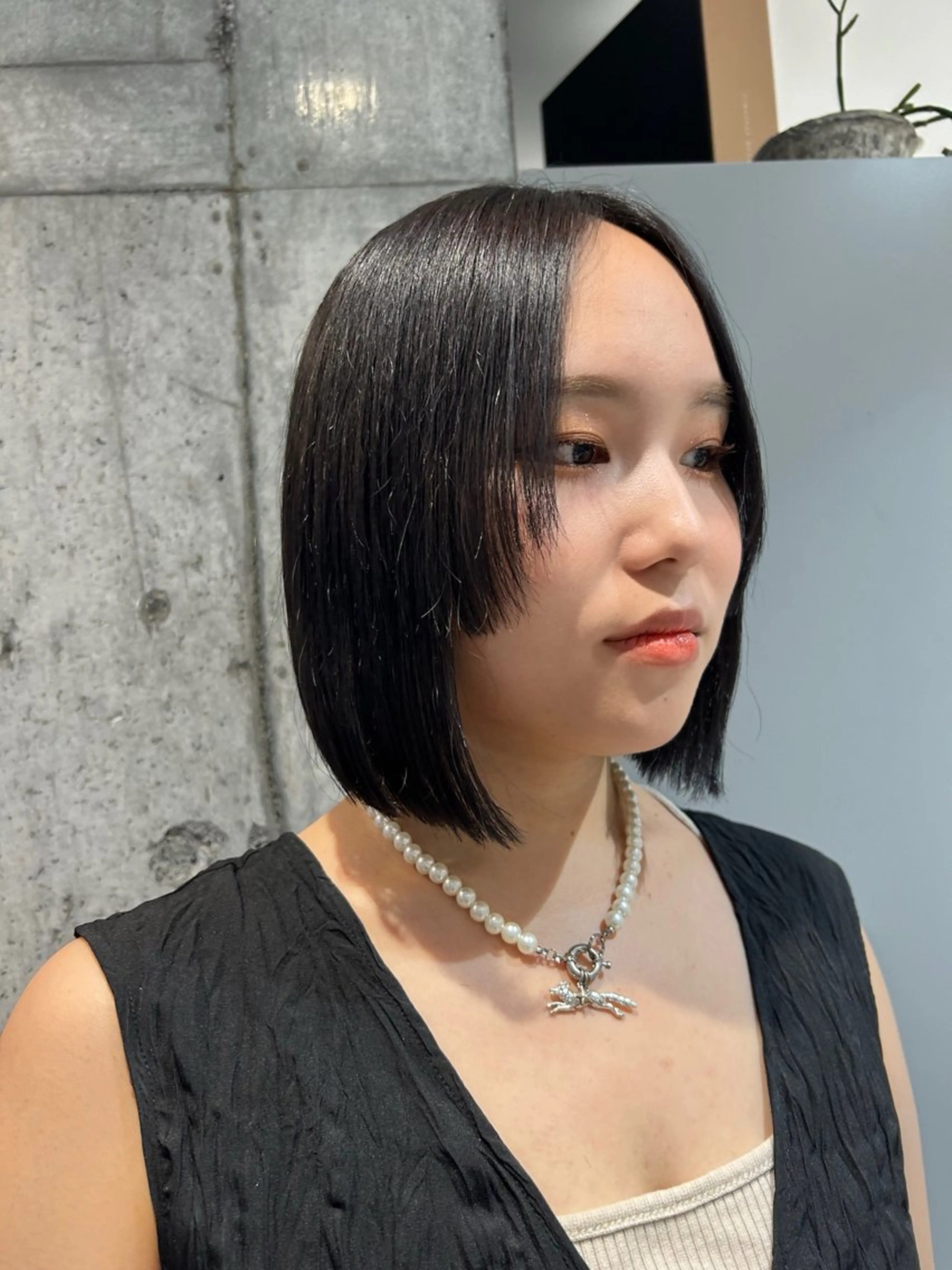 ショート カラー カット ヘアカラー トリートメント 🦖ミニボブ/ボブ /MOEKA🦕のヘアスタイル