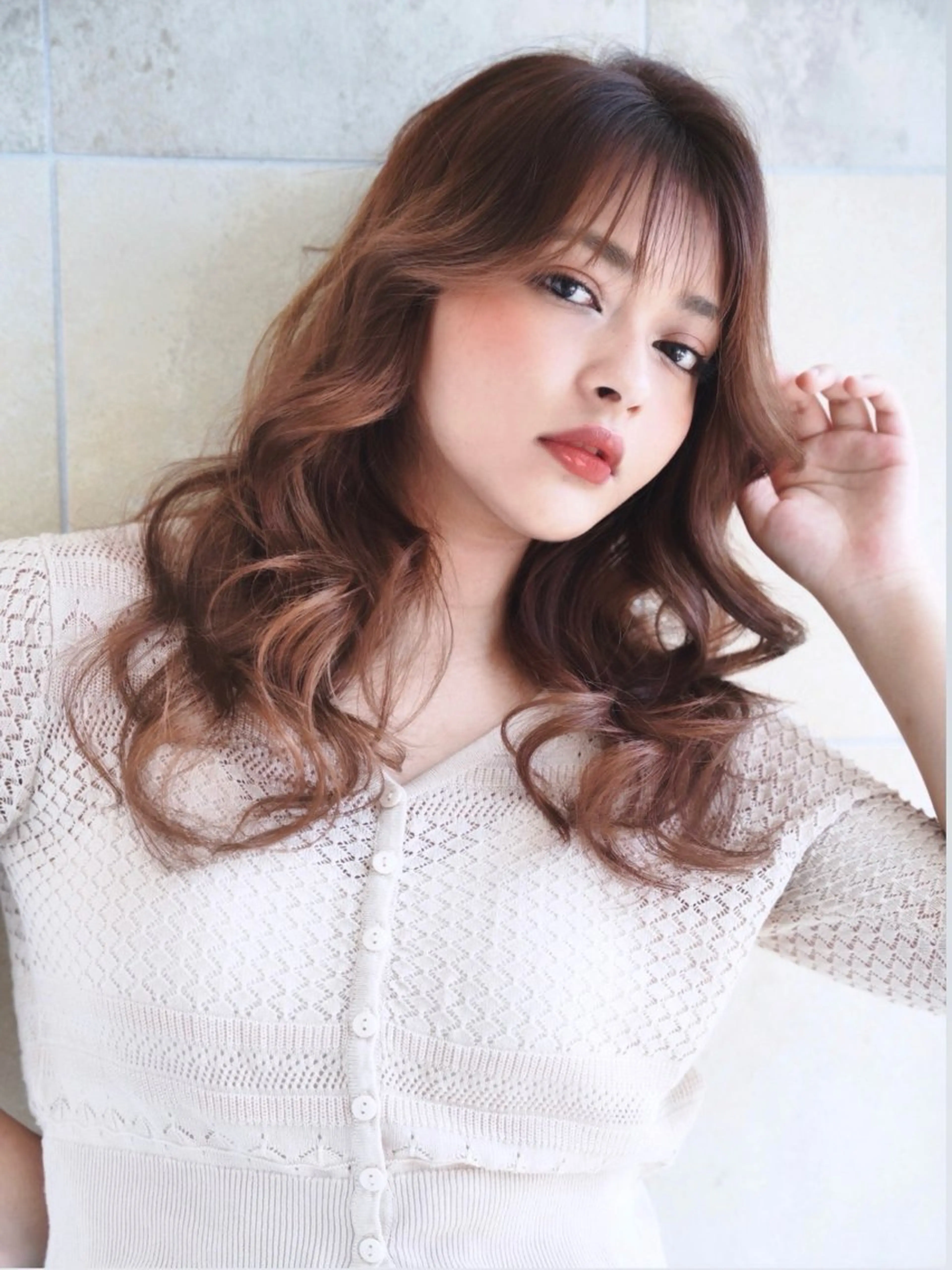 セミロング 東出 レイ🕊のヘアスタイル