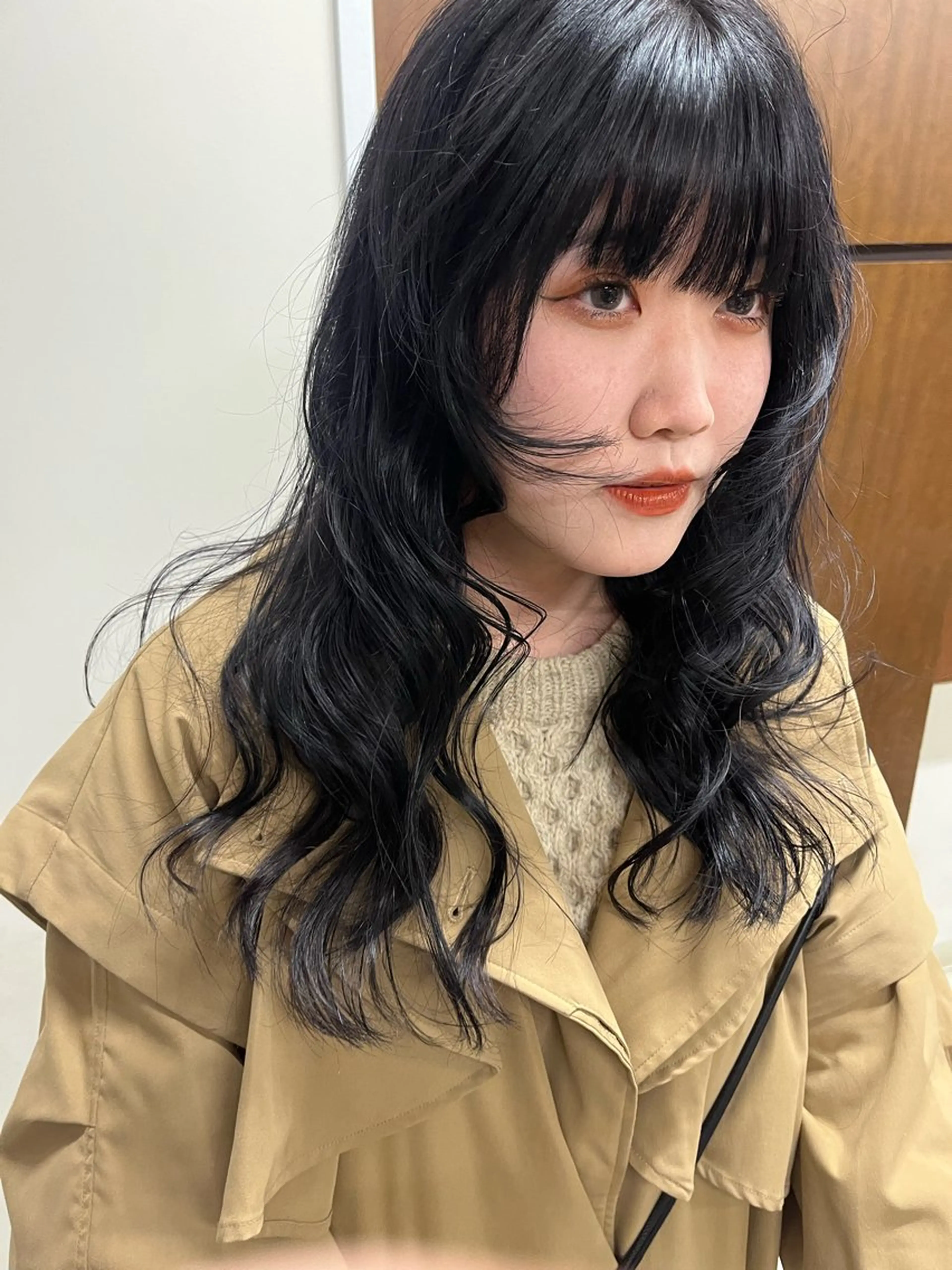 ロング 顔まわりレイヤー レイヤーカット kchiara所属・yura /レイヤーカットのヘアスタイル