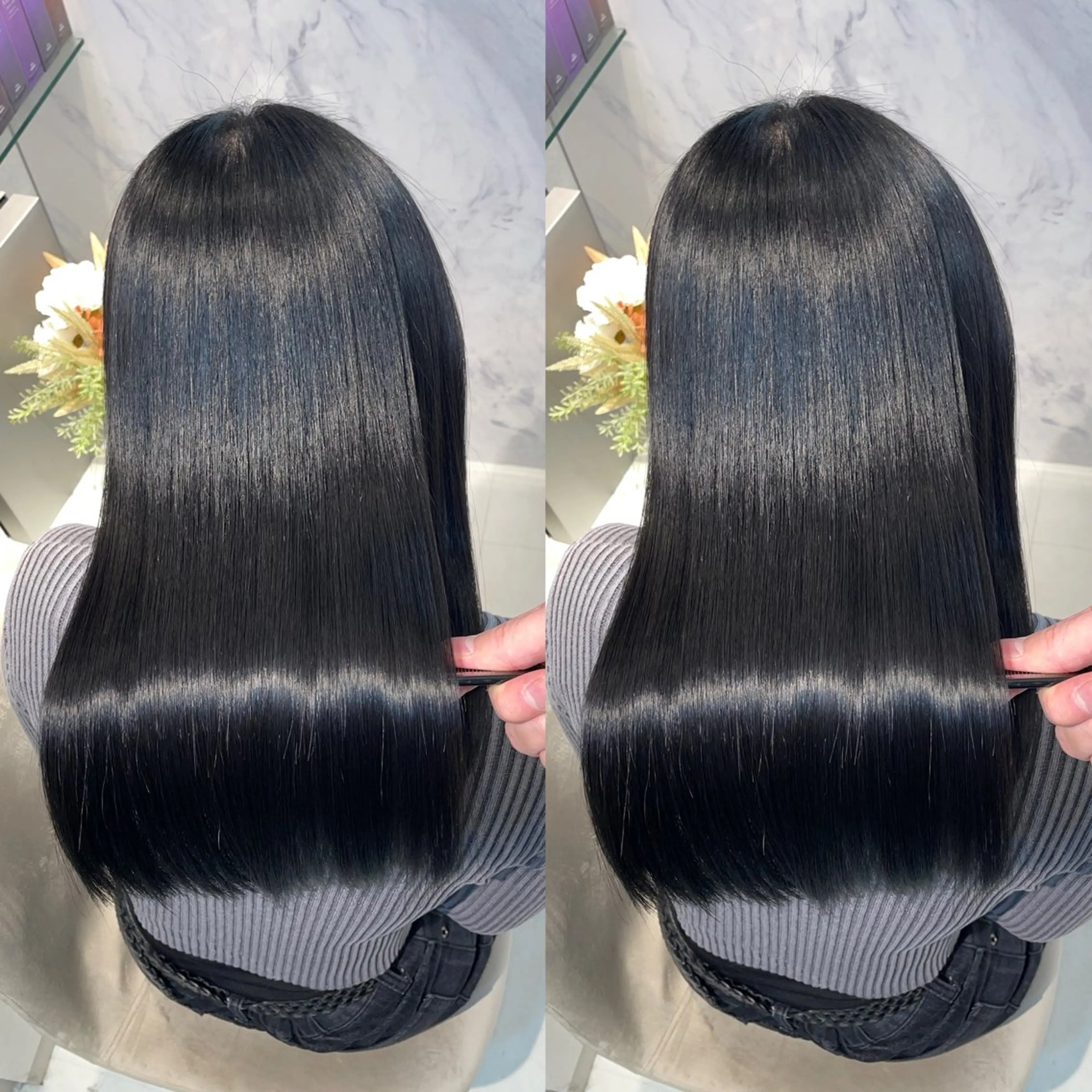 セミロング 韓国風/髪質改善/ Kiyoraのヘアスタイル