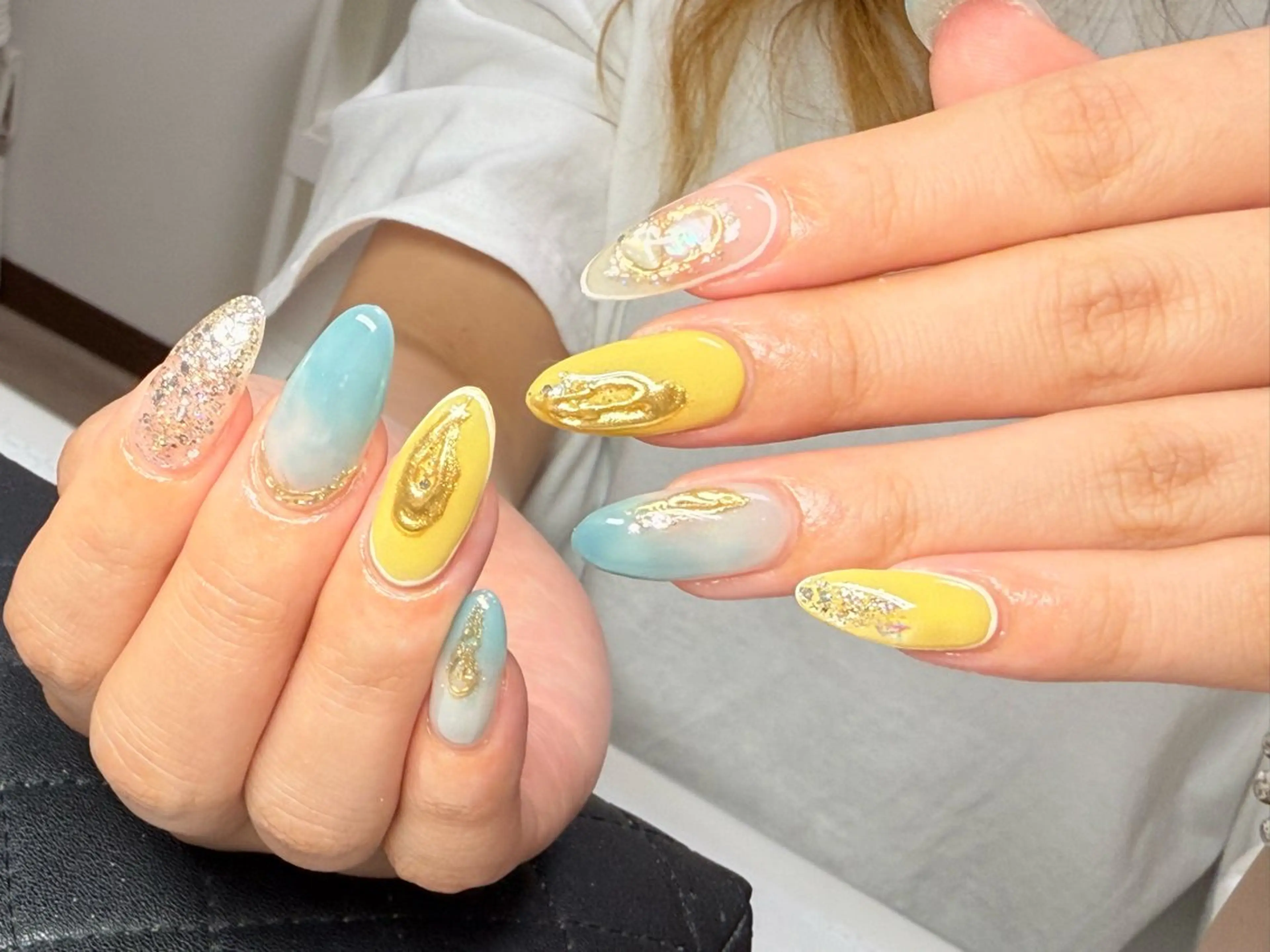 ネイル アートネイル チークネイル 長さ出し フラッシュネイル フットネイル Nail Annのネイルデザイン