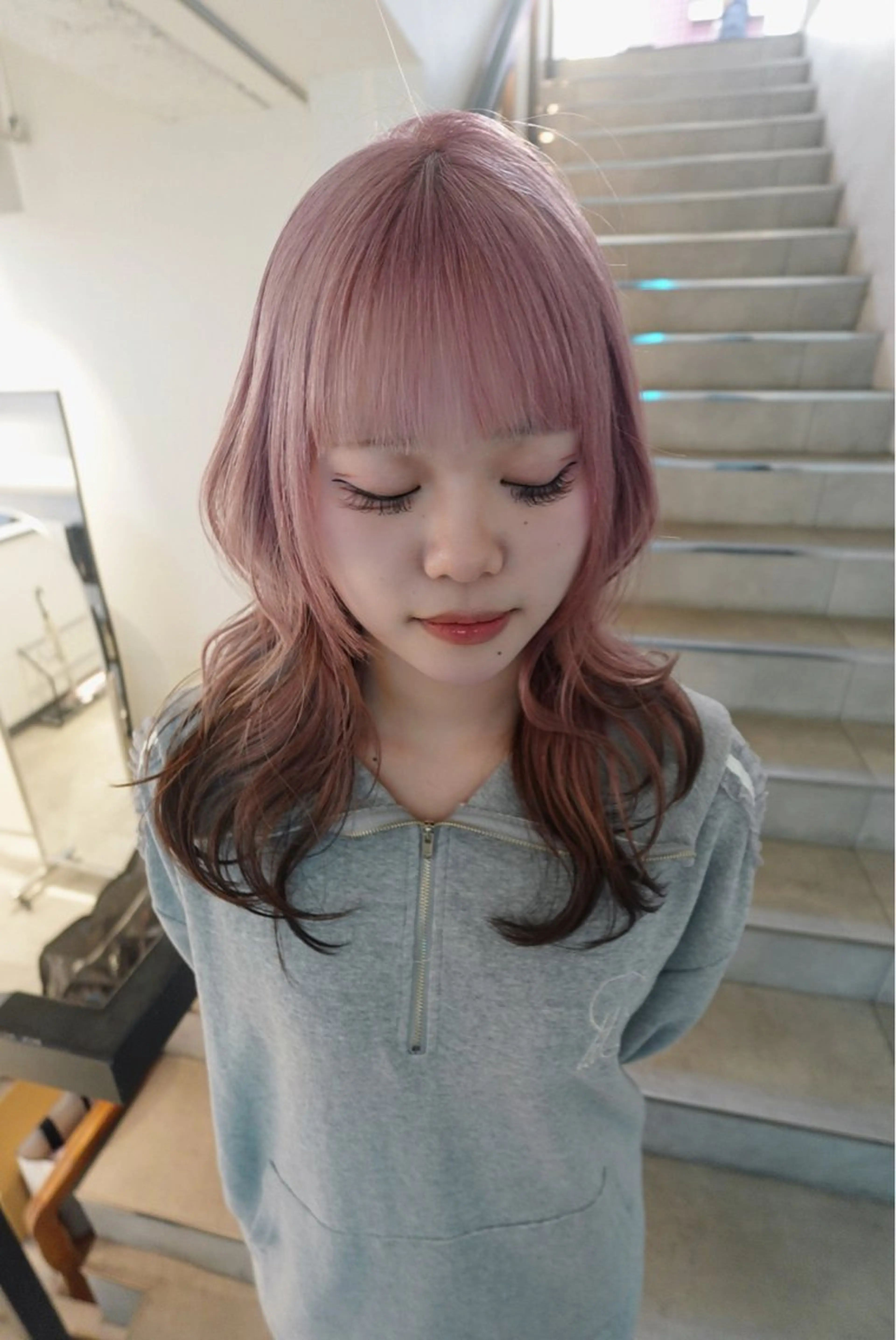 カラー ヘアカラー ハイトーン/ハッシュ カット/senaのヘアスタイル