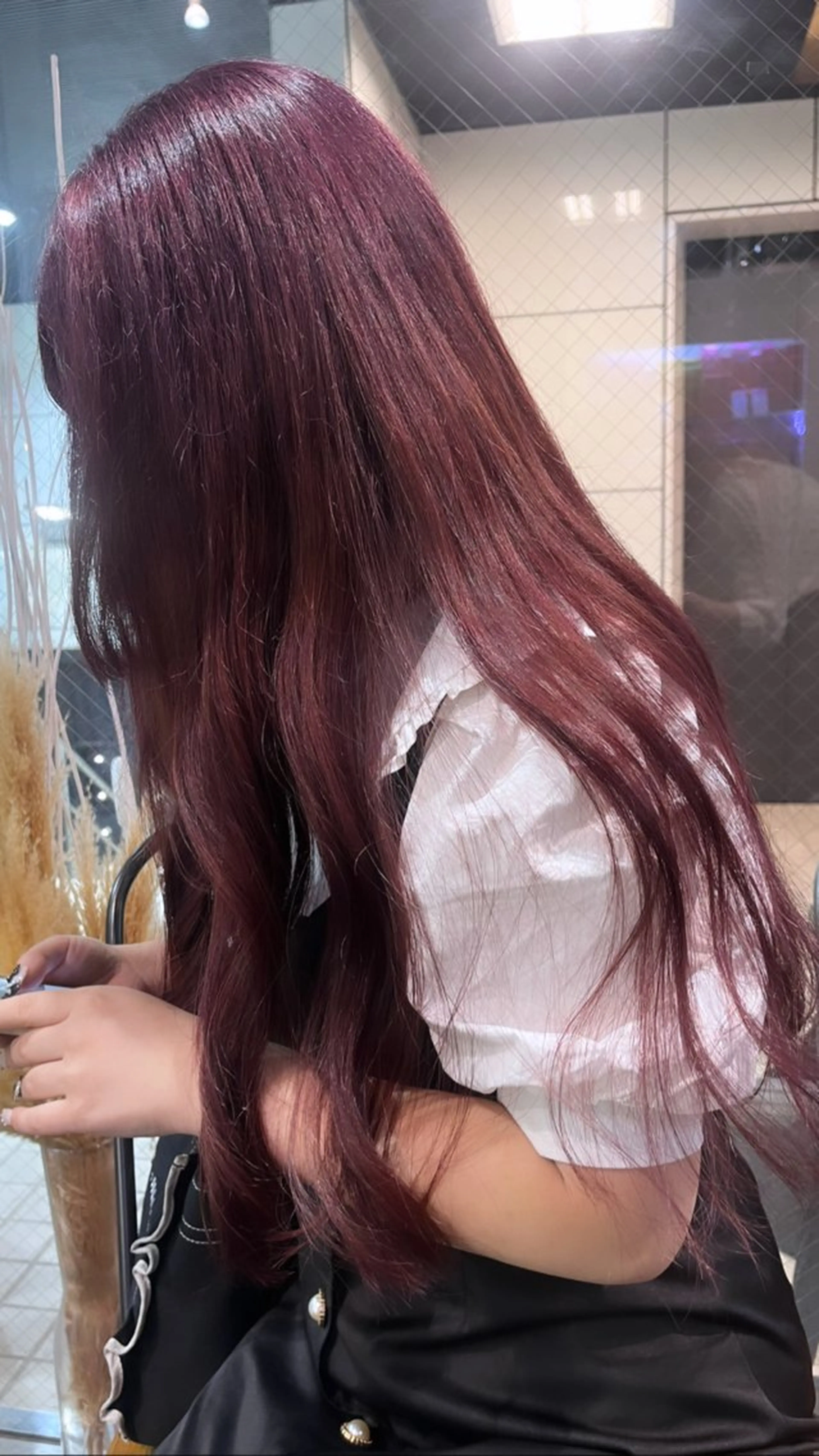 ロング カラー ブリーチ ケアブリーチ ダブルカラー イヤリングカラー グラデーションカラー ヘアカラー 酸性ストレート 🤍🎀honokaのヘアスタイル