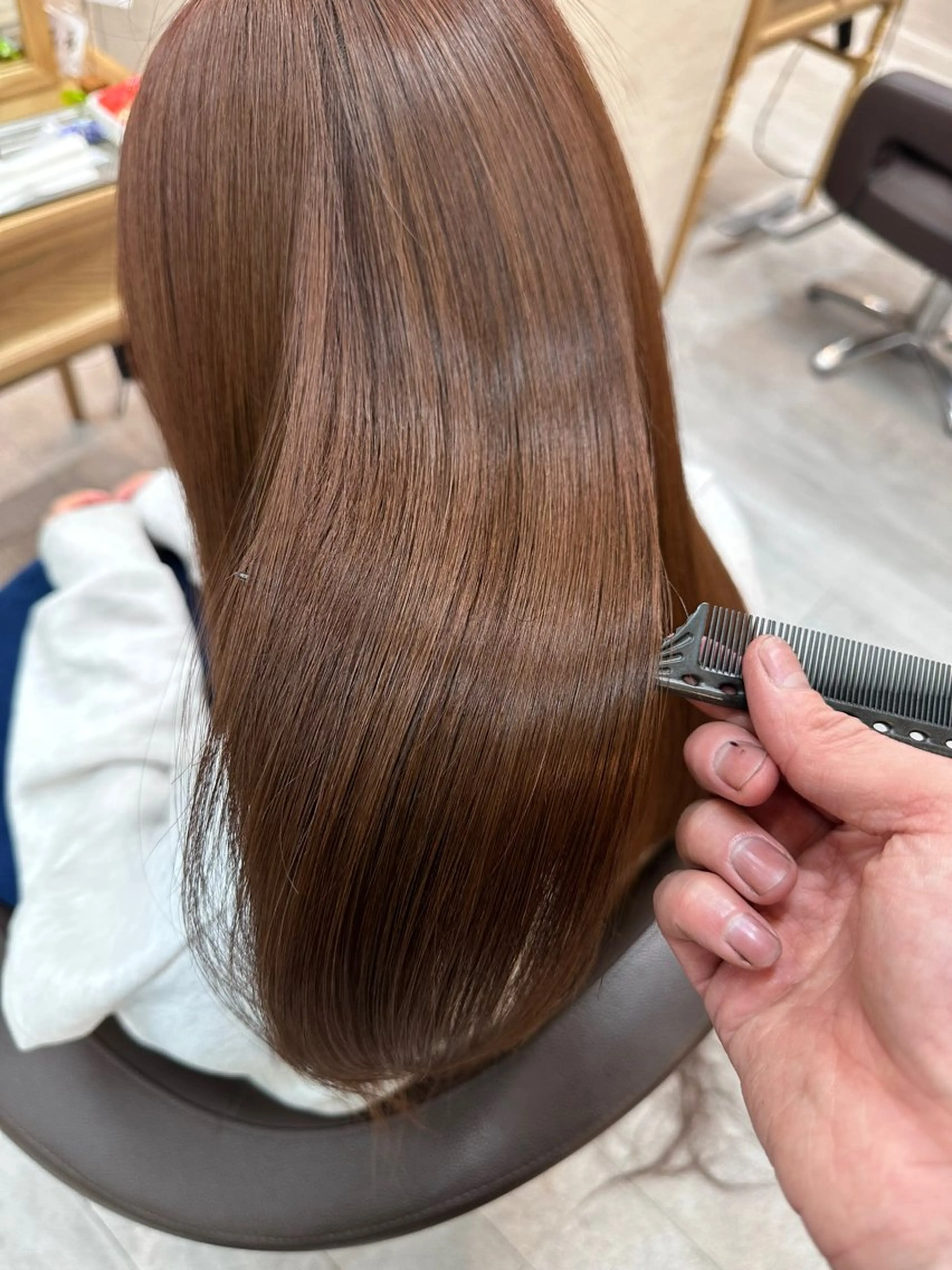 セミロング カラー ✨店長✨松下 和正のヘアスタイル