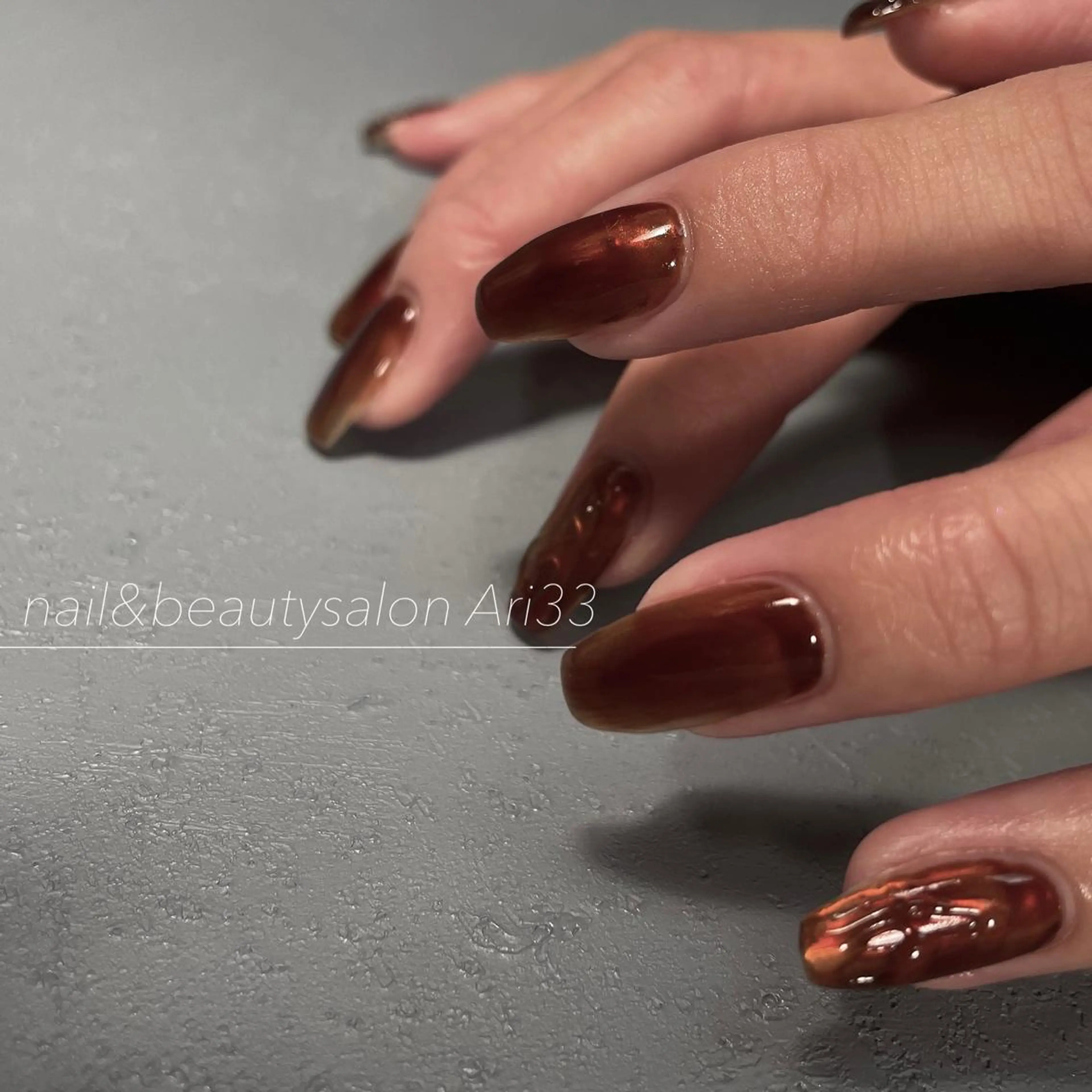 ネイル ニュアンスネイル ハンドネイル プライベートサロン Ari33nailのネイルデザイン