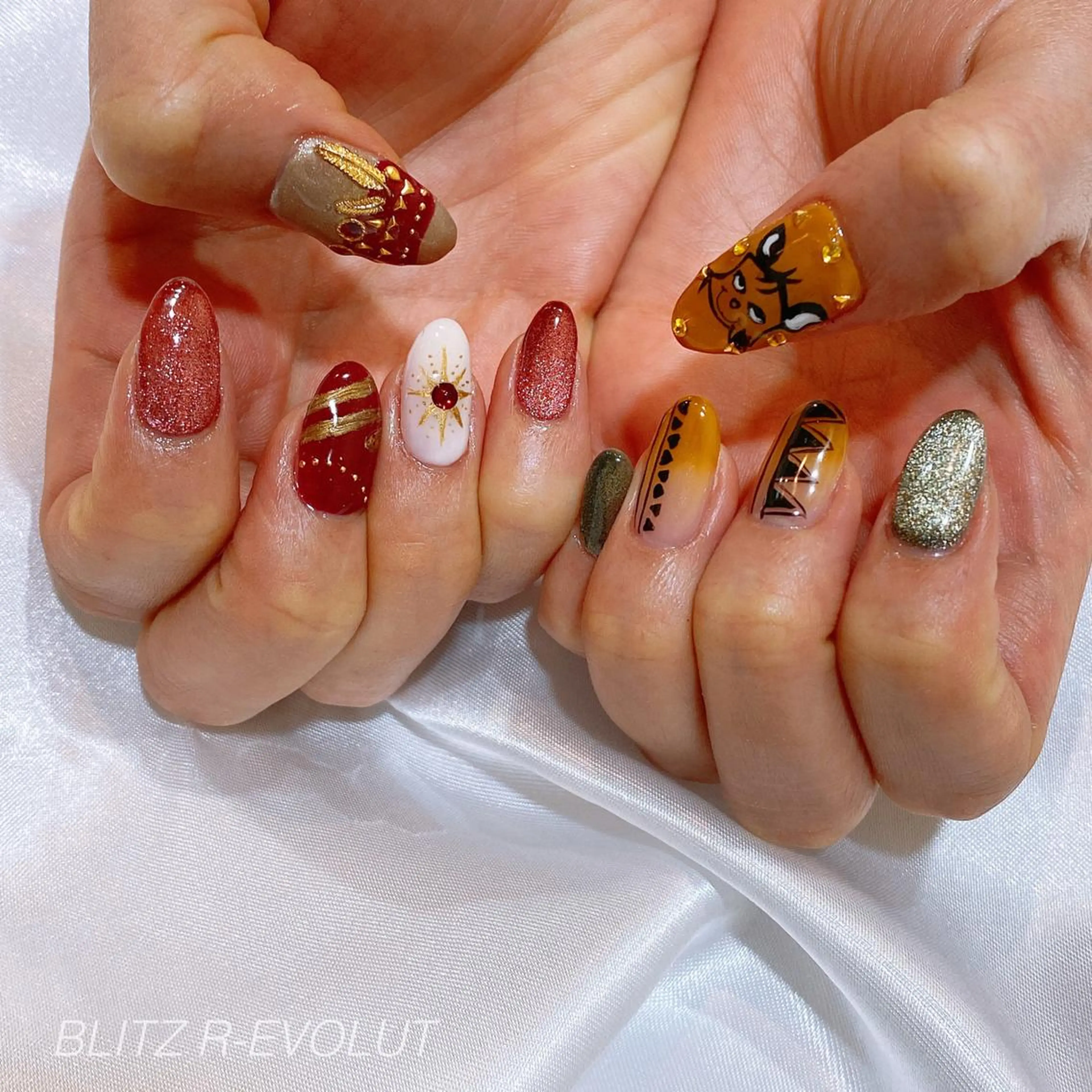 ネイル ☁️BLITZ 🎀笠原雪音🎀のネイルデザイン