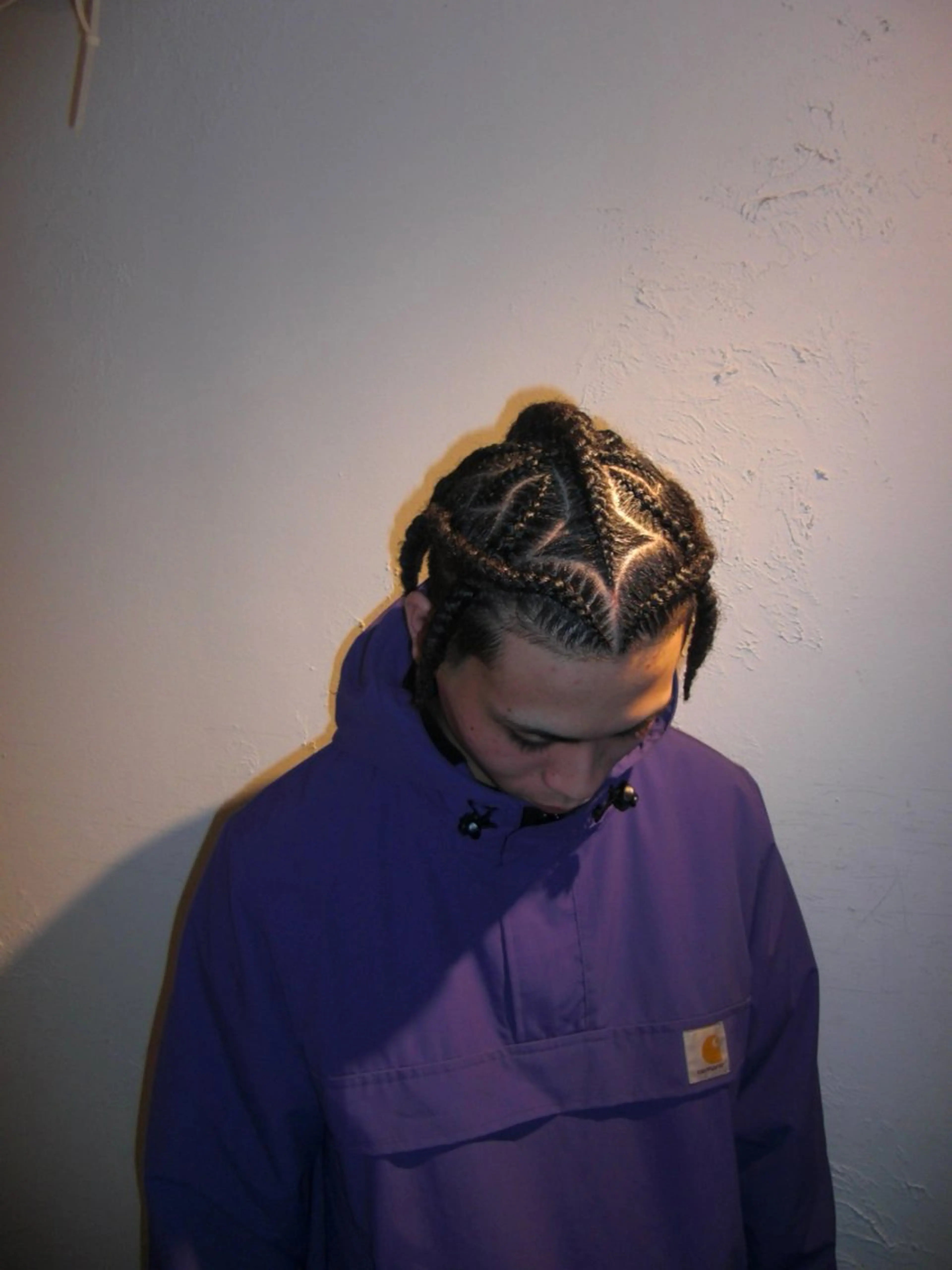 ヘアアレンジ メンズ エクステ ヘアセット コーンロウ／ブレイズ SYUのヘアスタイル