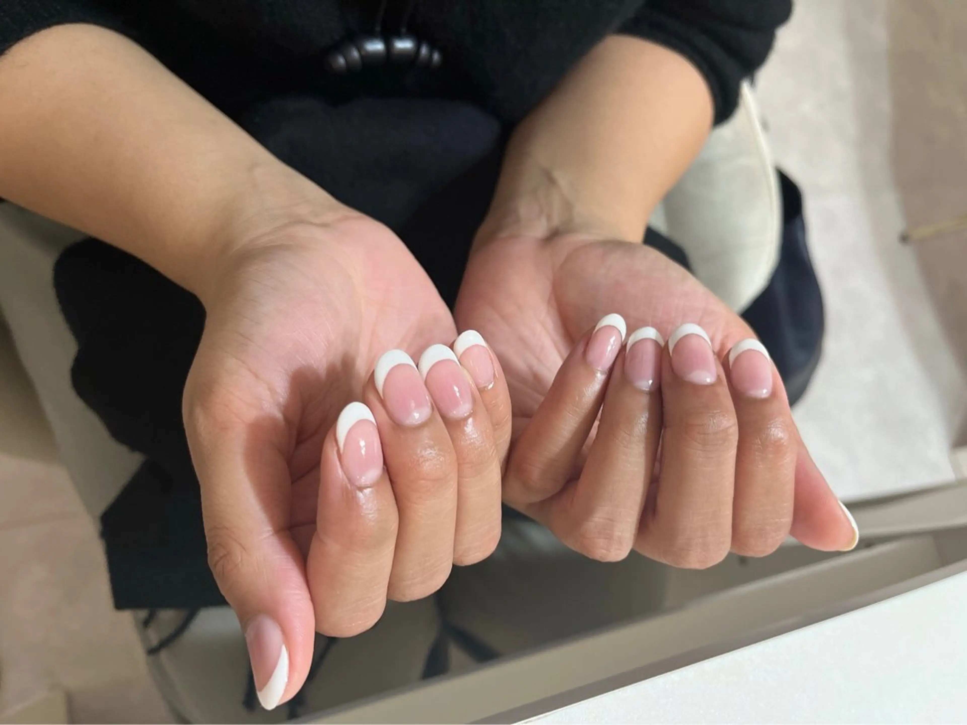 ネイル オーロラネイル フットネイル フレンチネイル ジェルネイル 韓国ネイル ハンドネイル kiki nail 二子玉川のネイルデザイン
